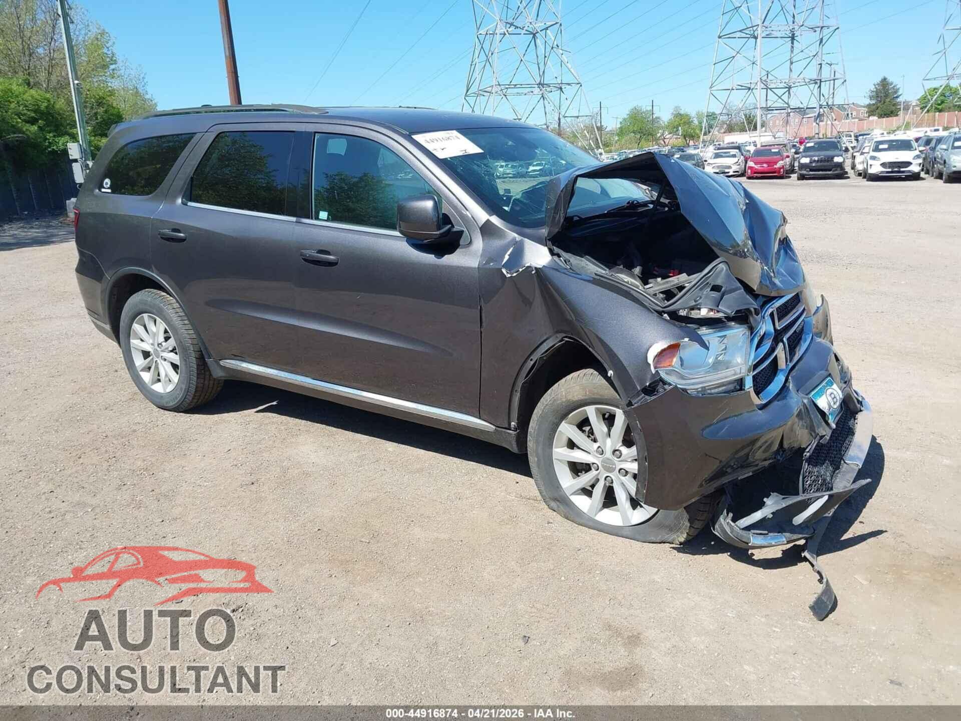 DODGE DURANGO 2015 - 1C4RDJAG3FC148325