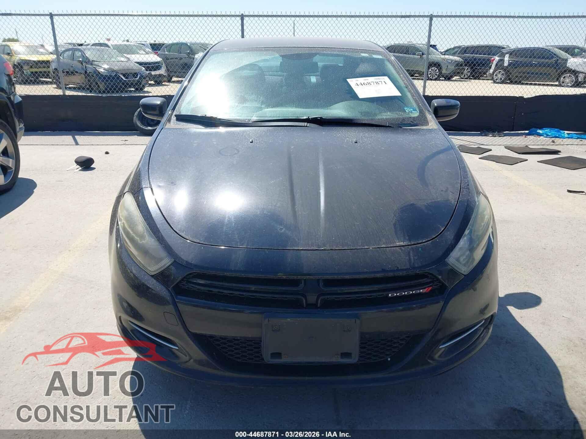 DODGE DART 2014 - 1C3CDFBB1ED851599