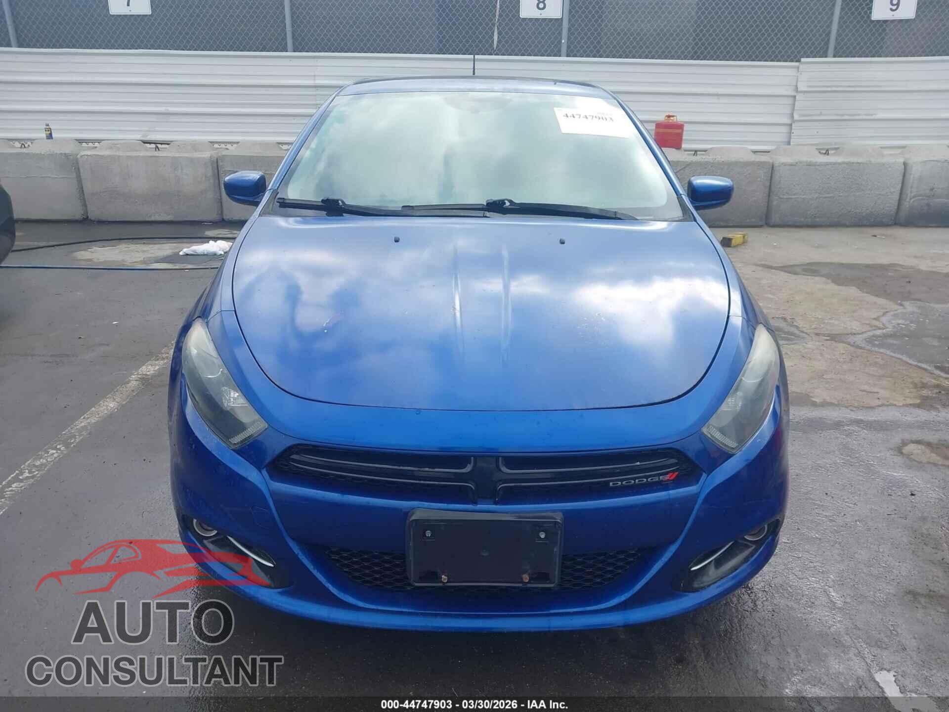 DODGE DART 2013 - 1C3CDFBA1DD302863