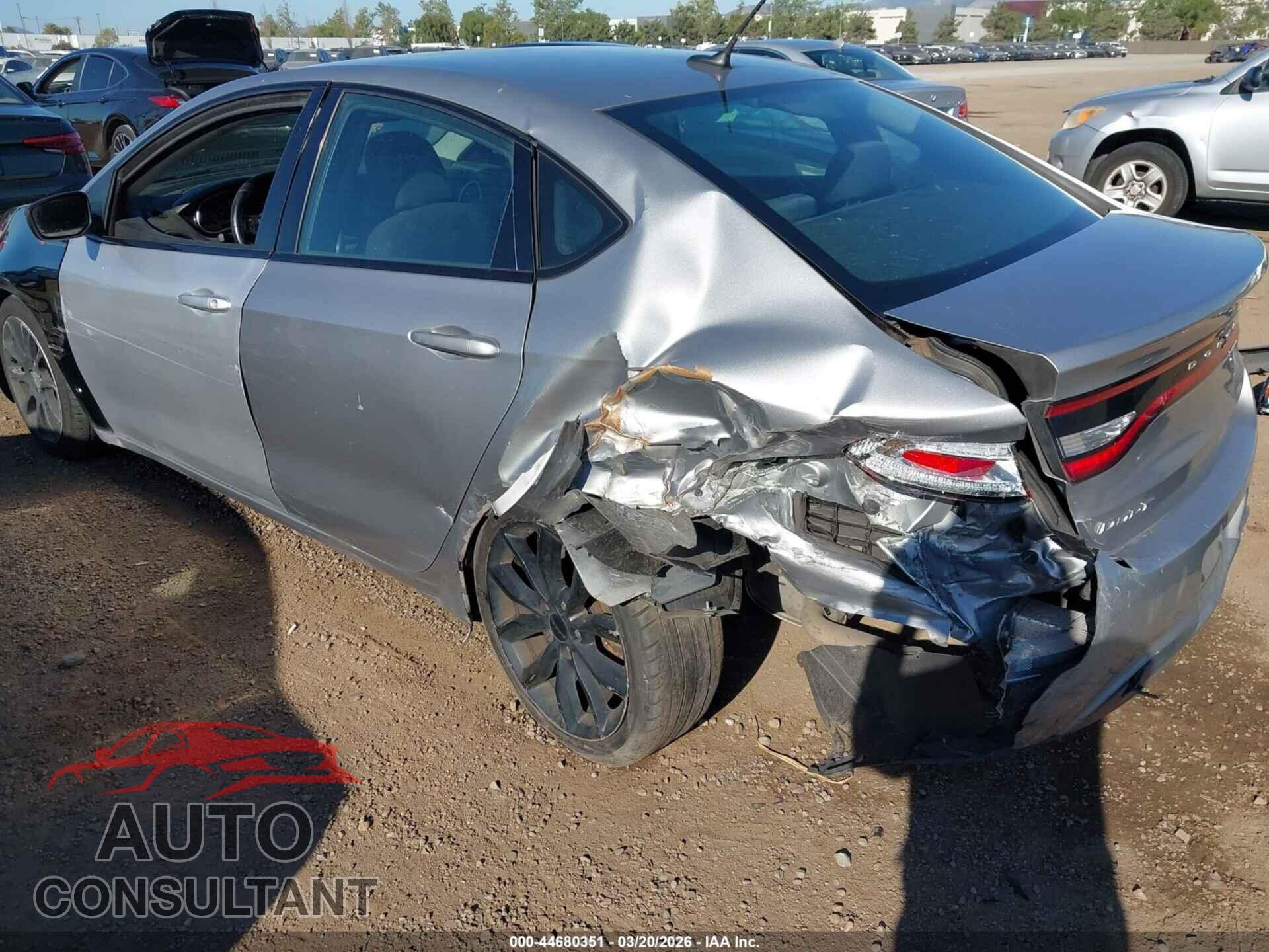 DODGE DART 2016 - 1c3cdffa5gd821140