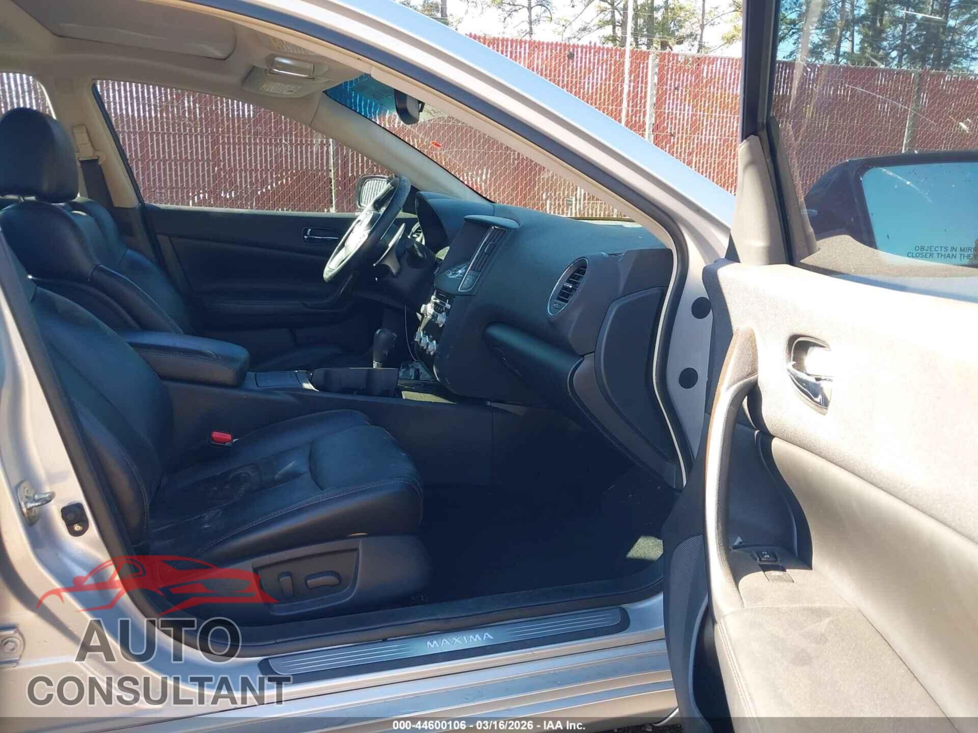 NISSAN MAXIMA 2013 - 1N4AA5AP9DC809727