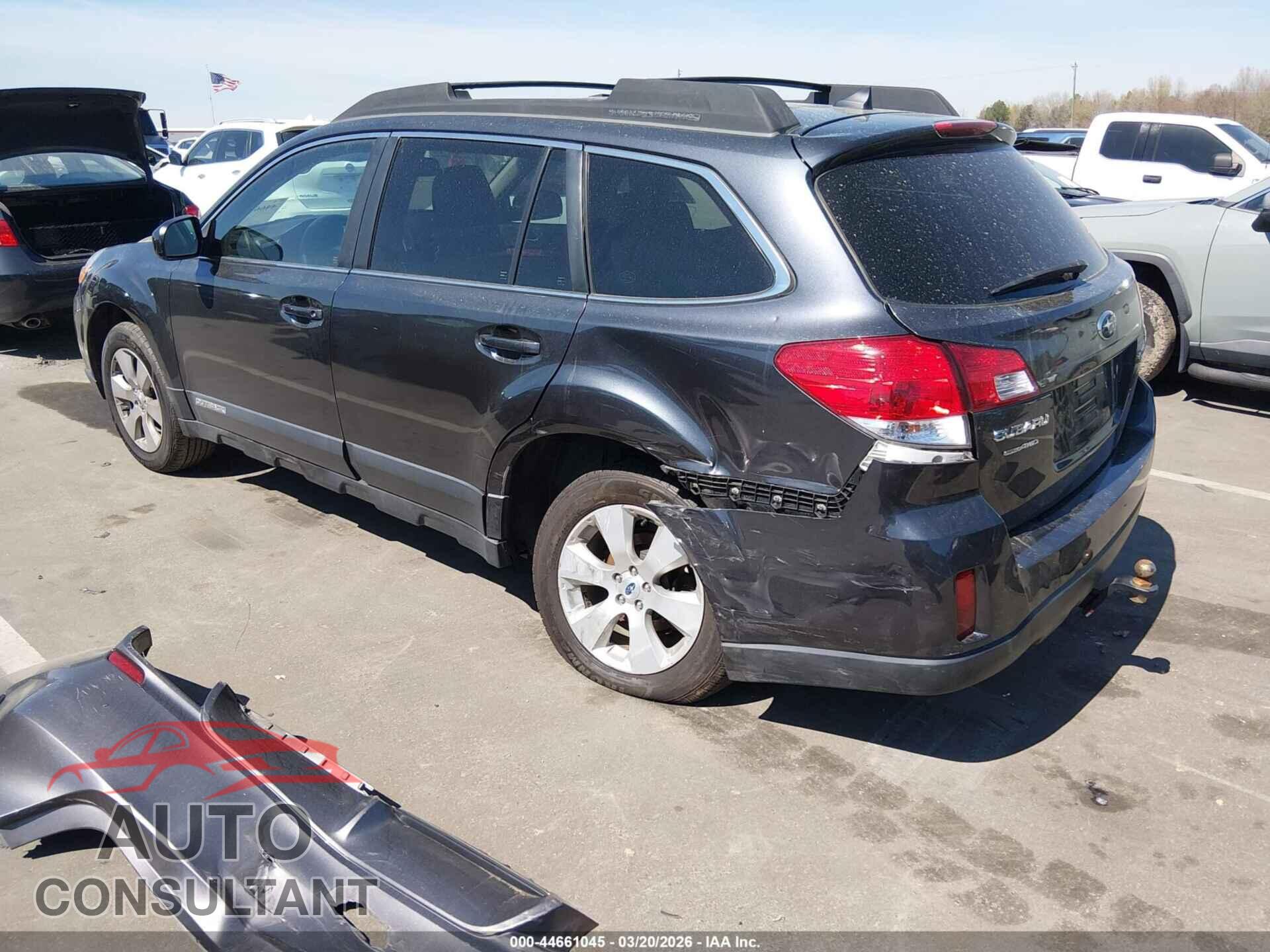 SUBARU OUTBACK 2012 - 4S4BRBKC8C3286437