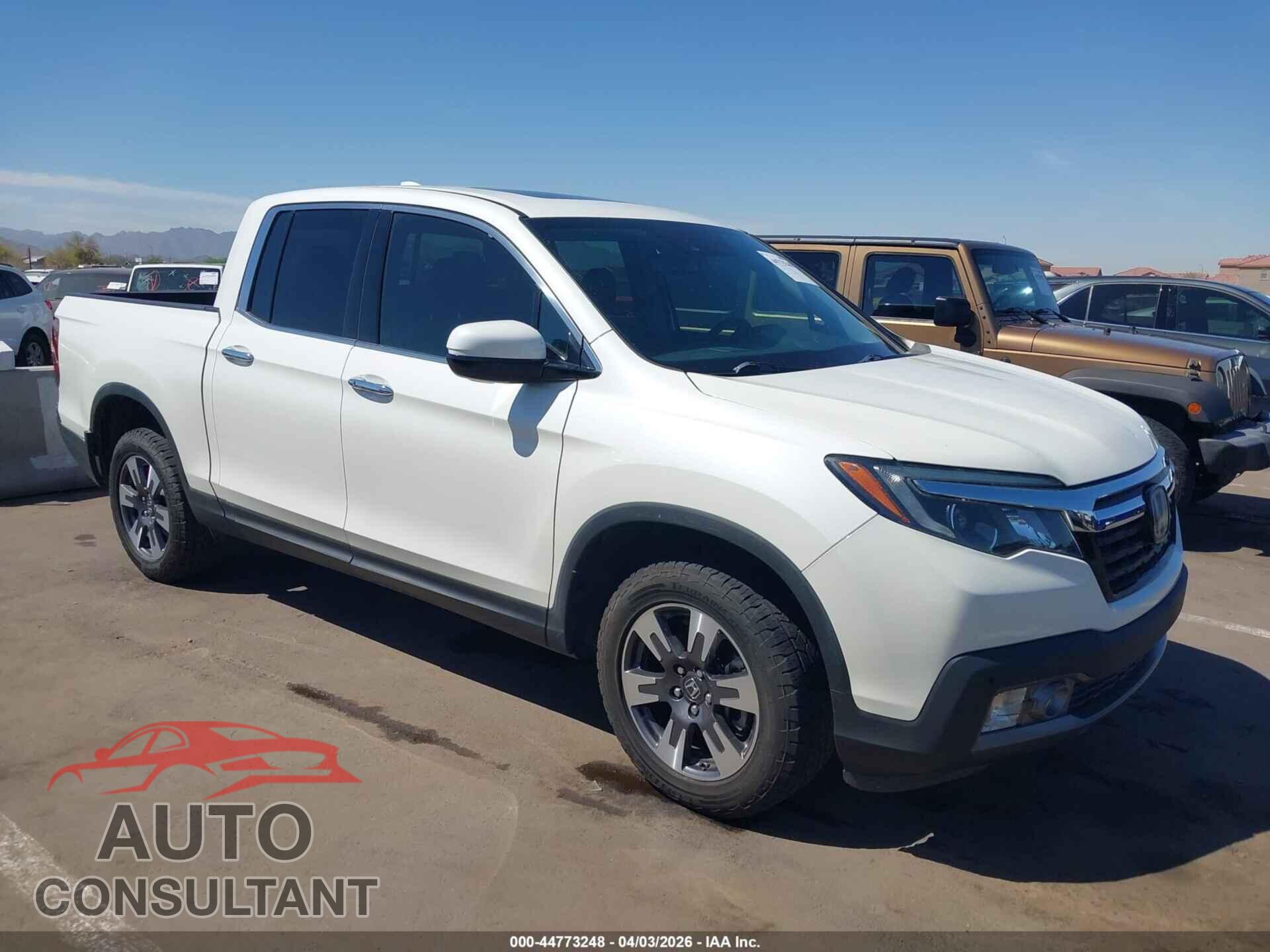 HONDA RIDGELINE 2017 - 5FPYK3F75HB026388