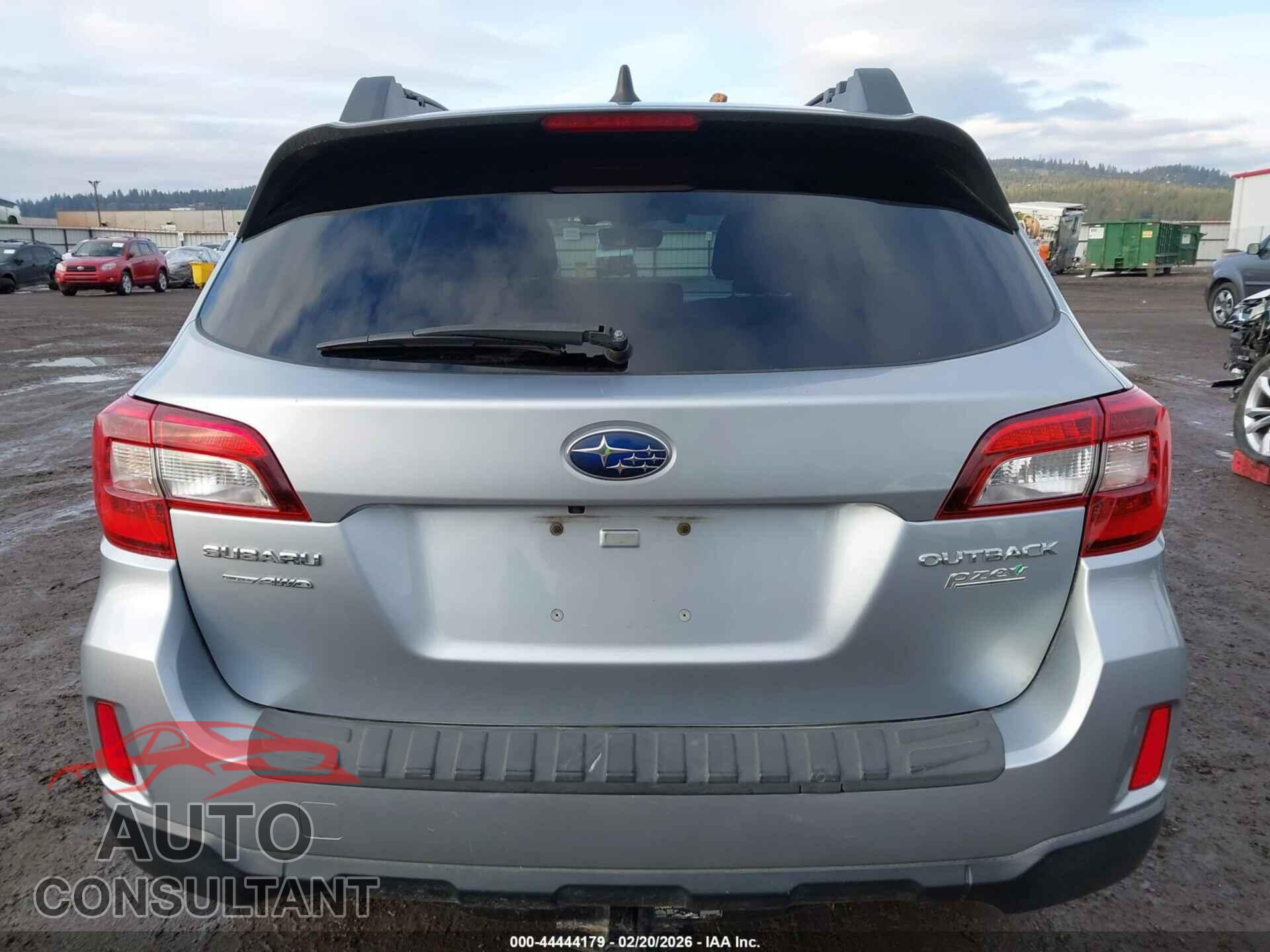 SUBARU OUTBACK 2017 - 4S4BSAFC7H3200082