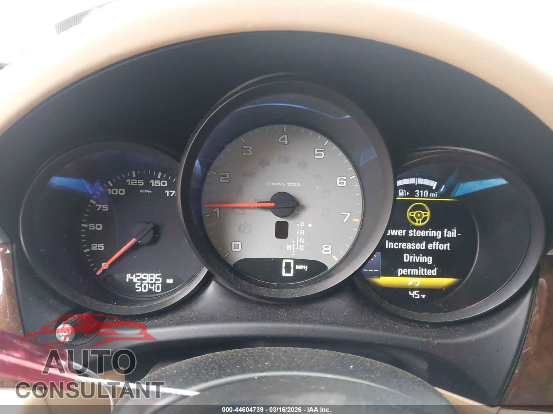 PORSCHE MACAN 2015 - WP1AB2A58FLB61657