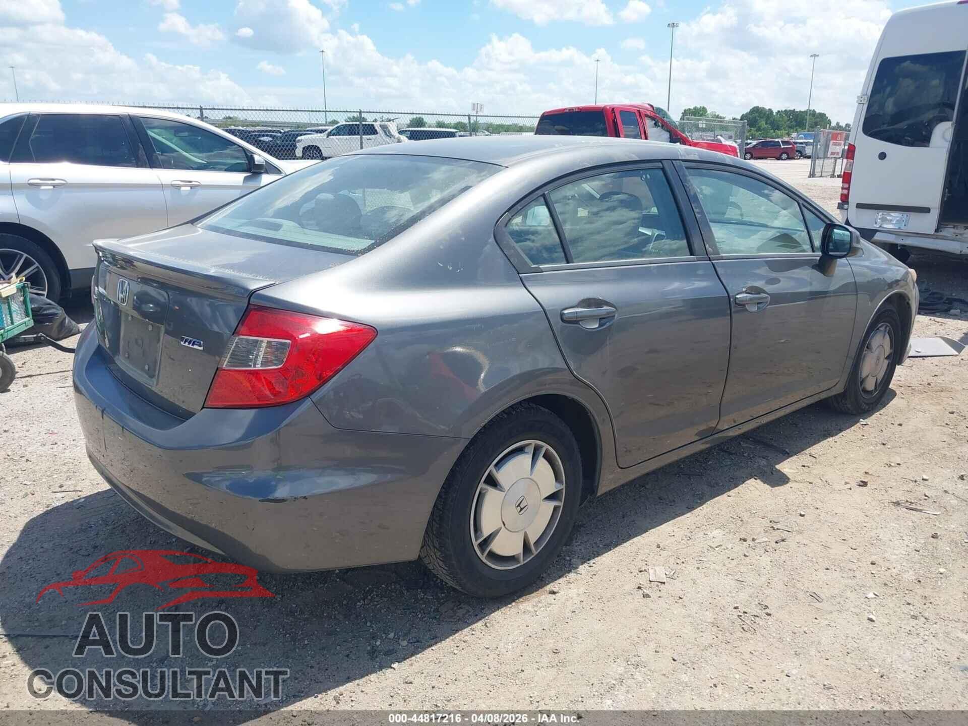 HONDA CIVIC 2012 - 2HGFB2F65CH531501