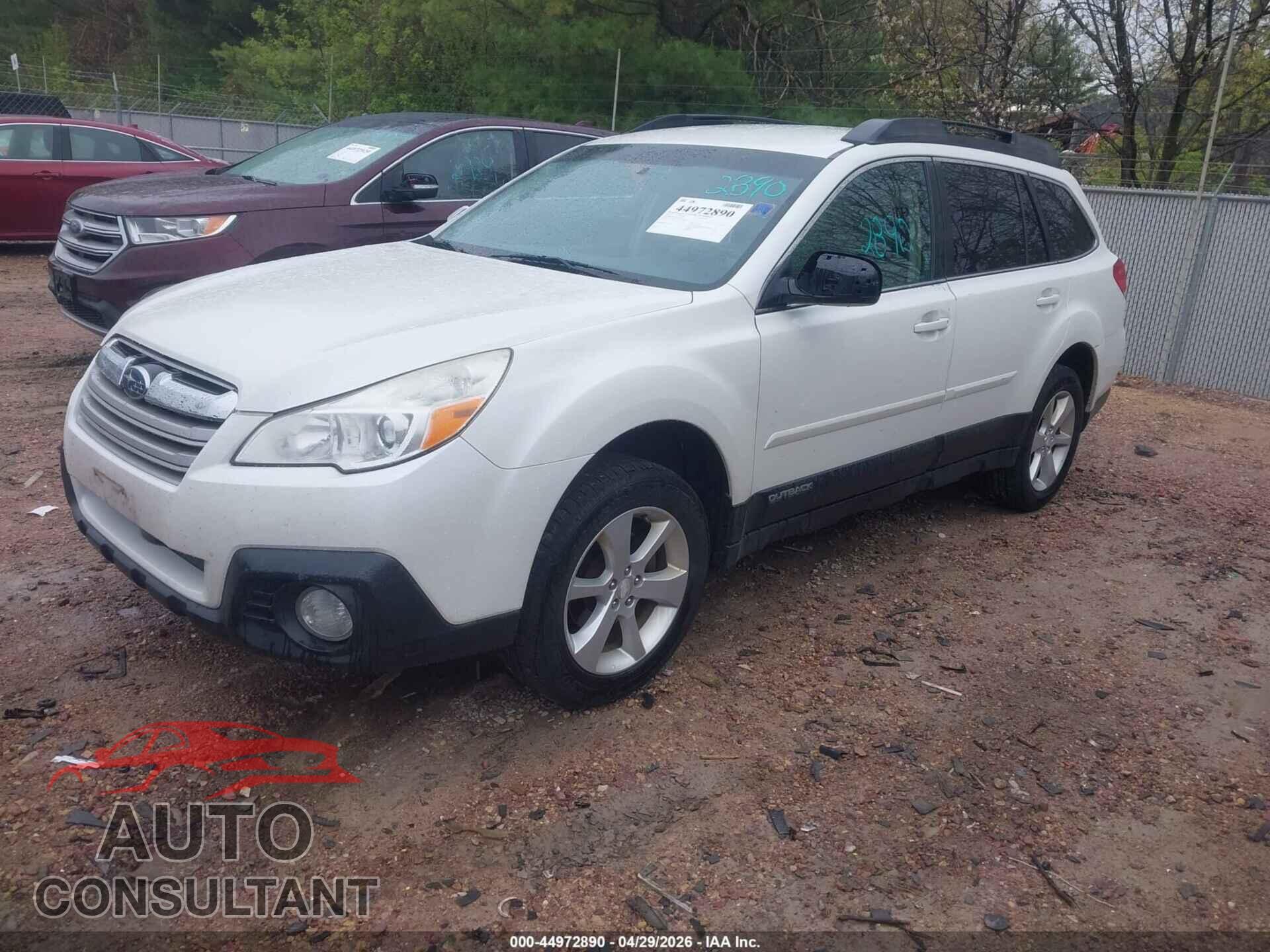 SUBARU OUTBACK 2014 - 4S4BRCCC0E3266951
