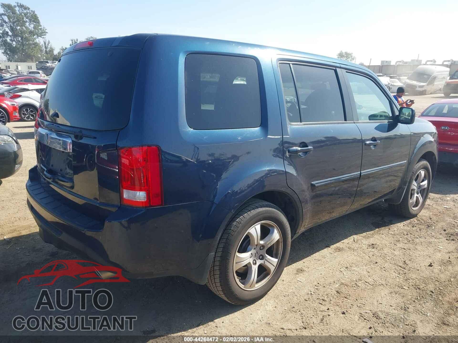 HONDA PILOT 2012 - 5FNYF3H52CB036295