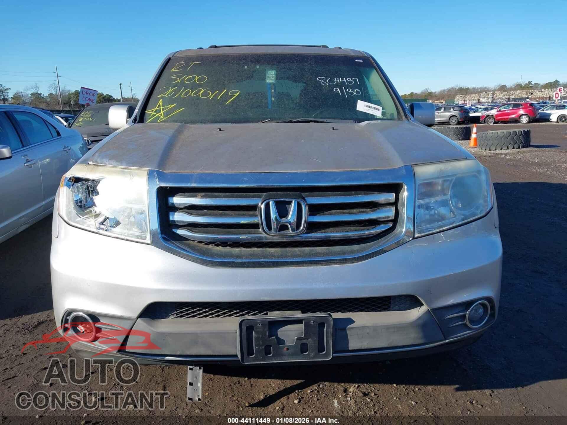 HONDA PILOT 2012 - 5FNYF4H55CB044347