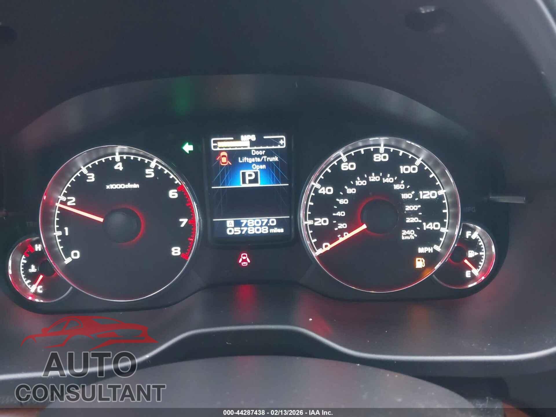 SUBARU OUTBACK 2014 - 4S4BRBLC6E3306007