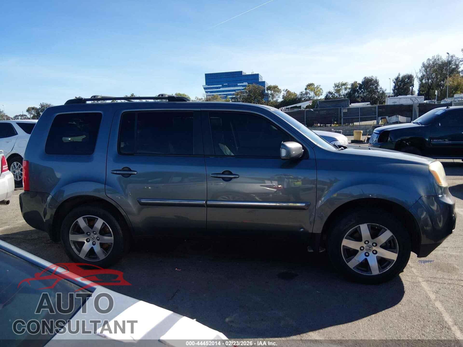 HONDA PILOT 2012 - 5FNYF3H9XCB020087