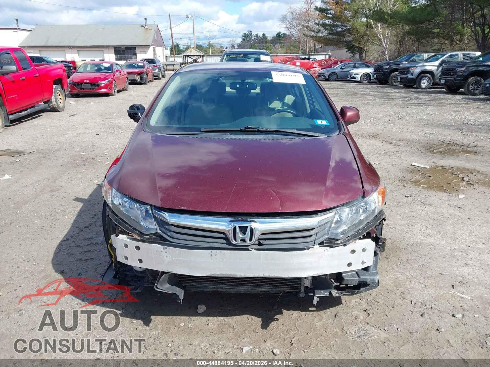 HONDA CIVIC 2012 - JHMFB2F5XCS001053