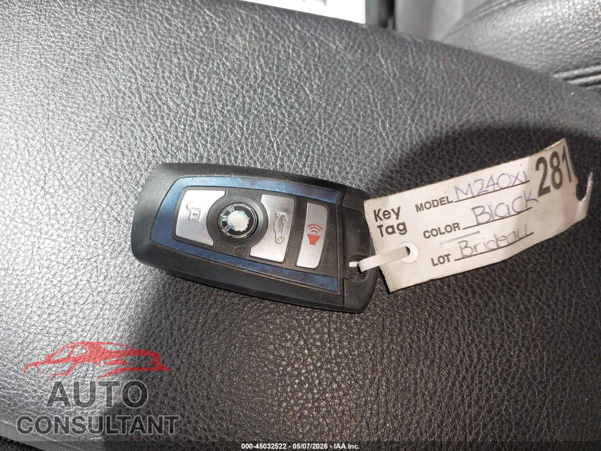 BMW 2 SERIES 2017 - WBA2G3C33H7A25523