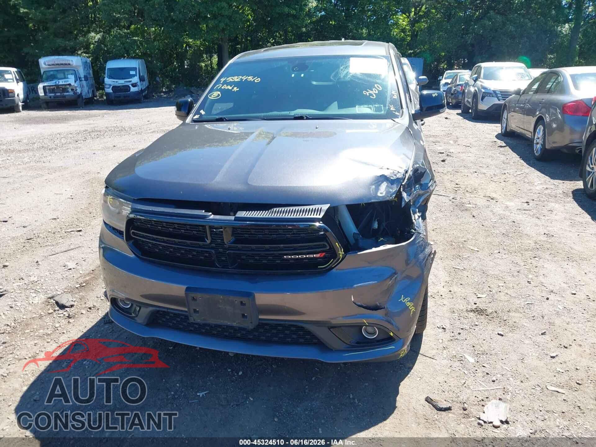DODGE DURANGO 2017 - 1C4SDJCT4HC675532