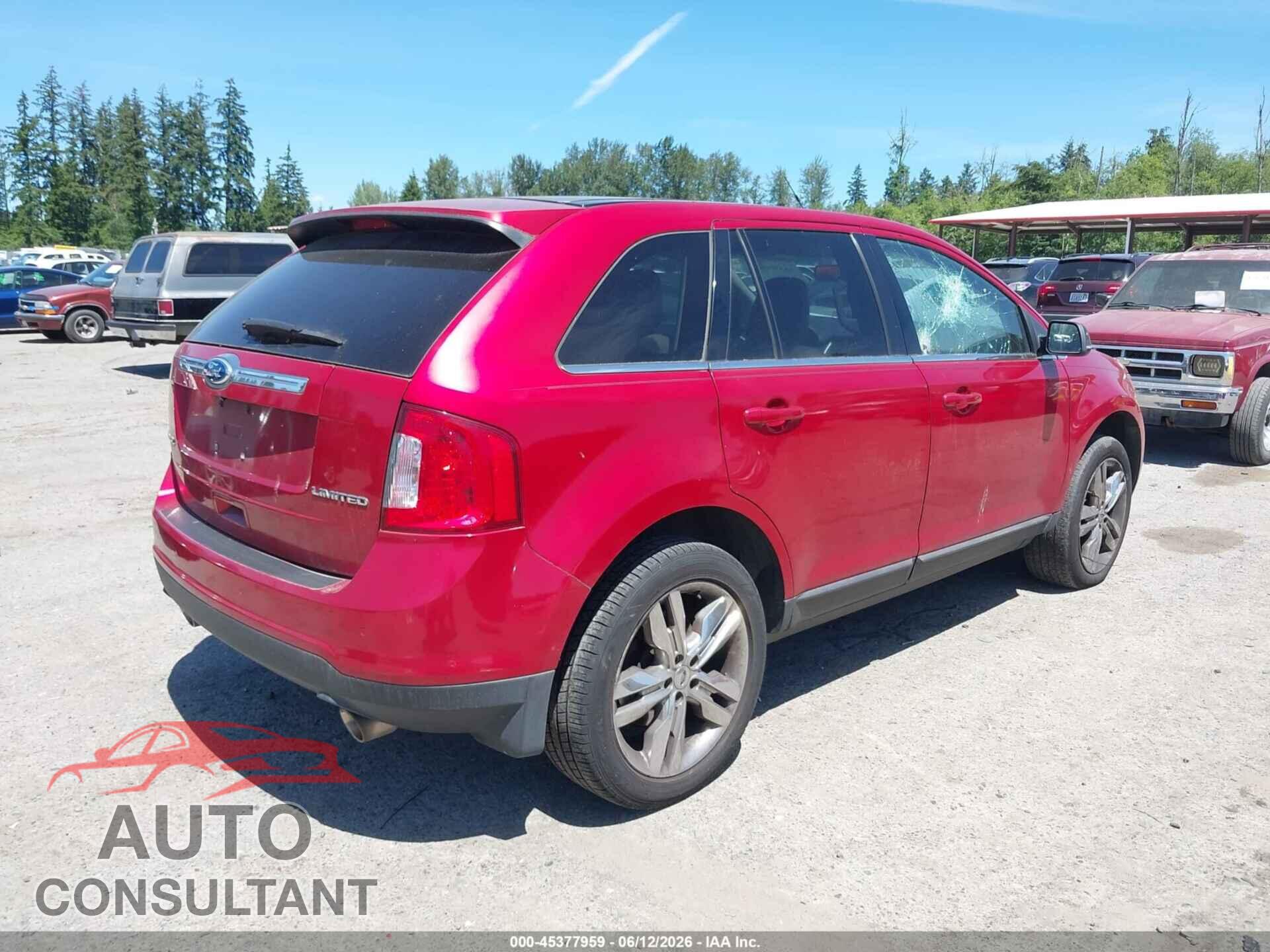 FORD EDGE 2012 - 2FMDK3KC8CBA41043