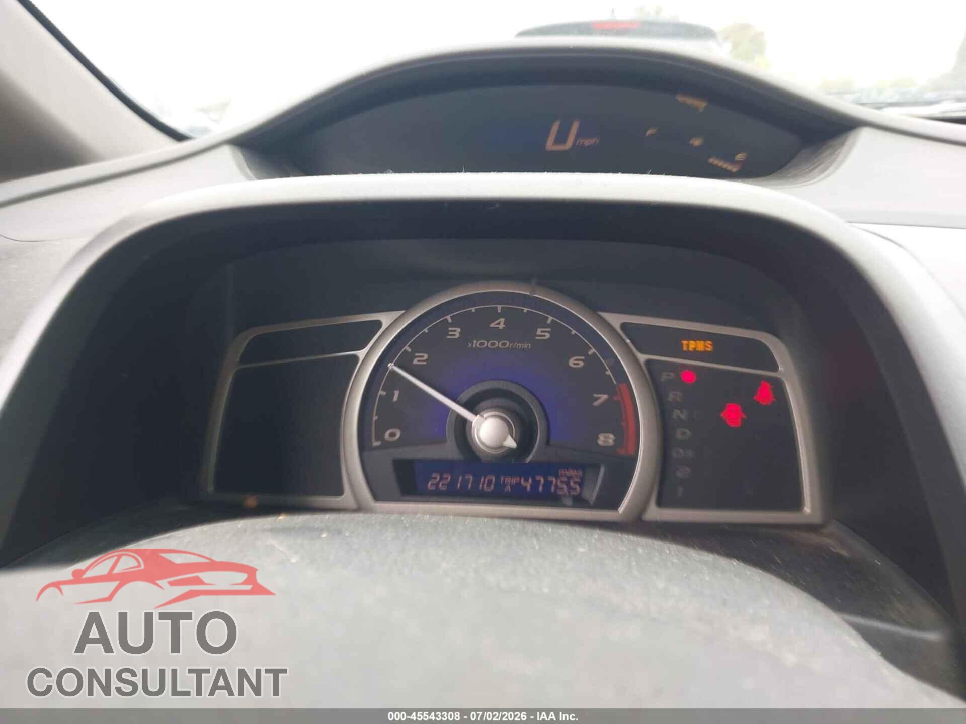 HONDA CIVIC 2009 - 2HGFA16509H310465
