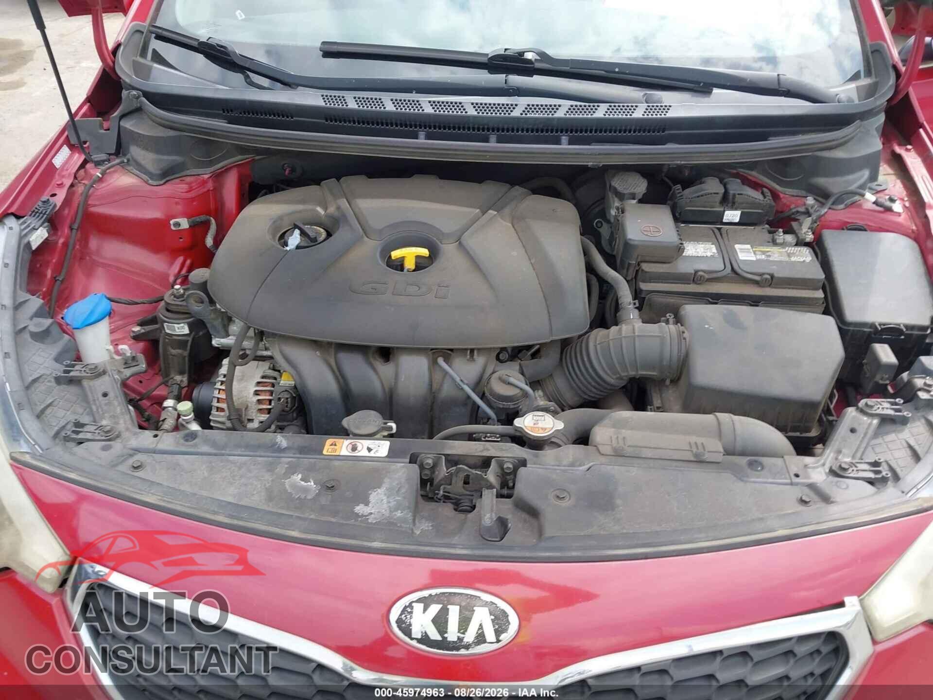 KIA FORTE 2014 - KNAFX4A84E5113829