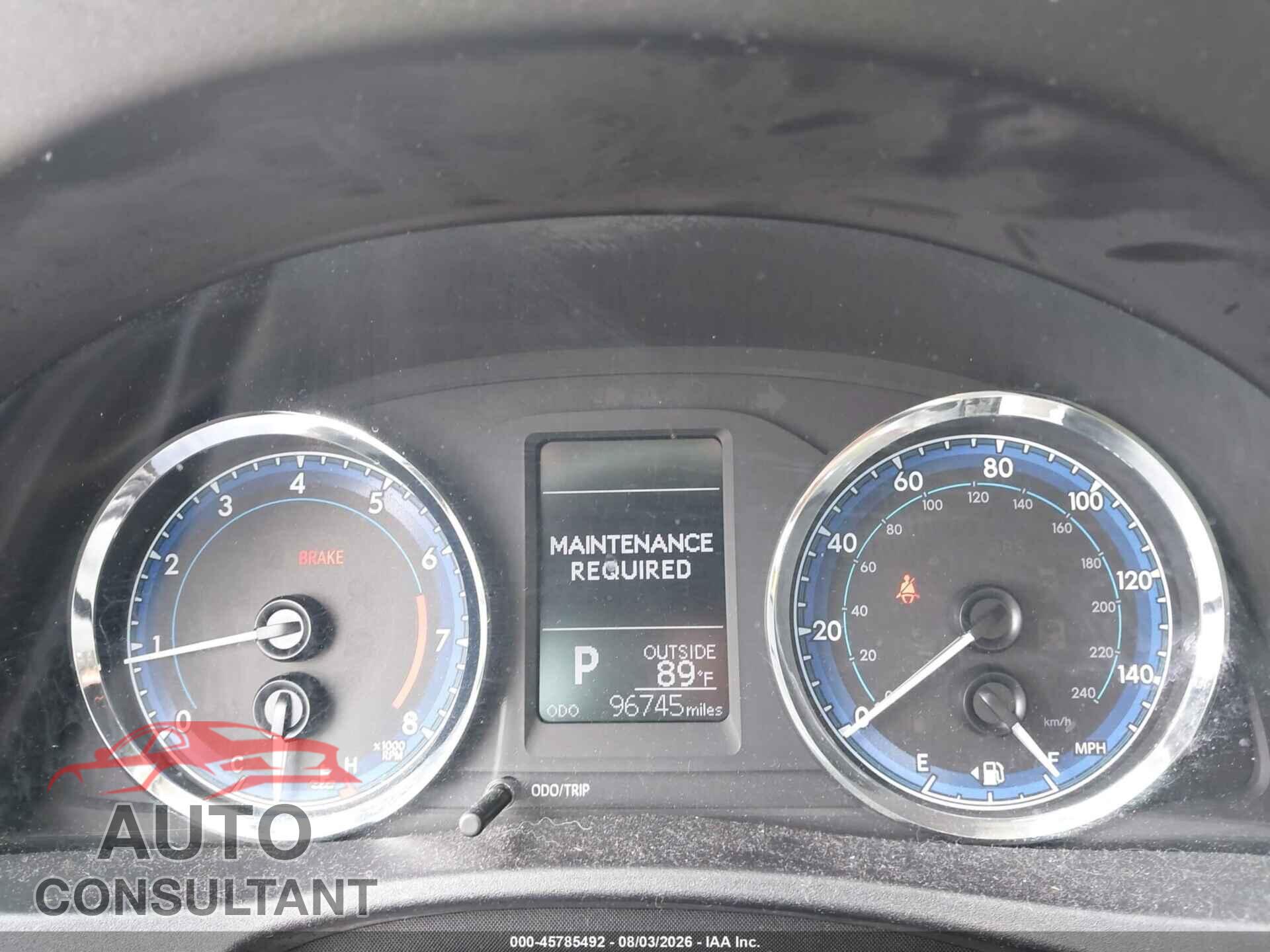 TOYOTA COROLLA 2017 - 2T1BURHE2HC772051