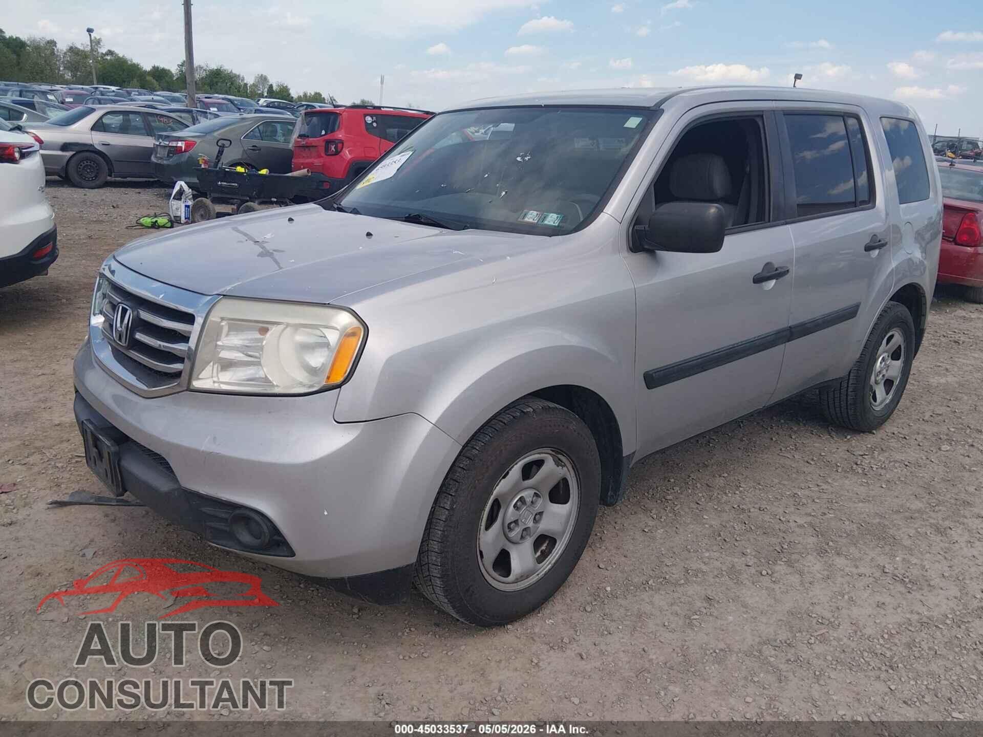 HONDA PILOT 2015 - 5FNYF4H22FB044302