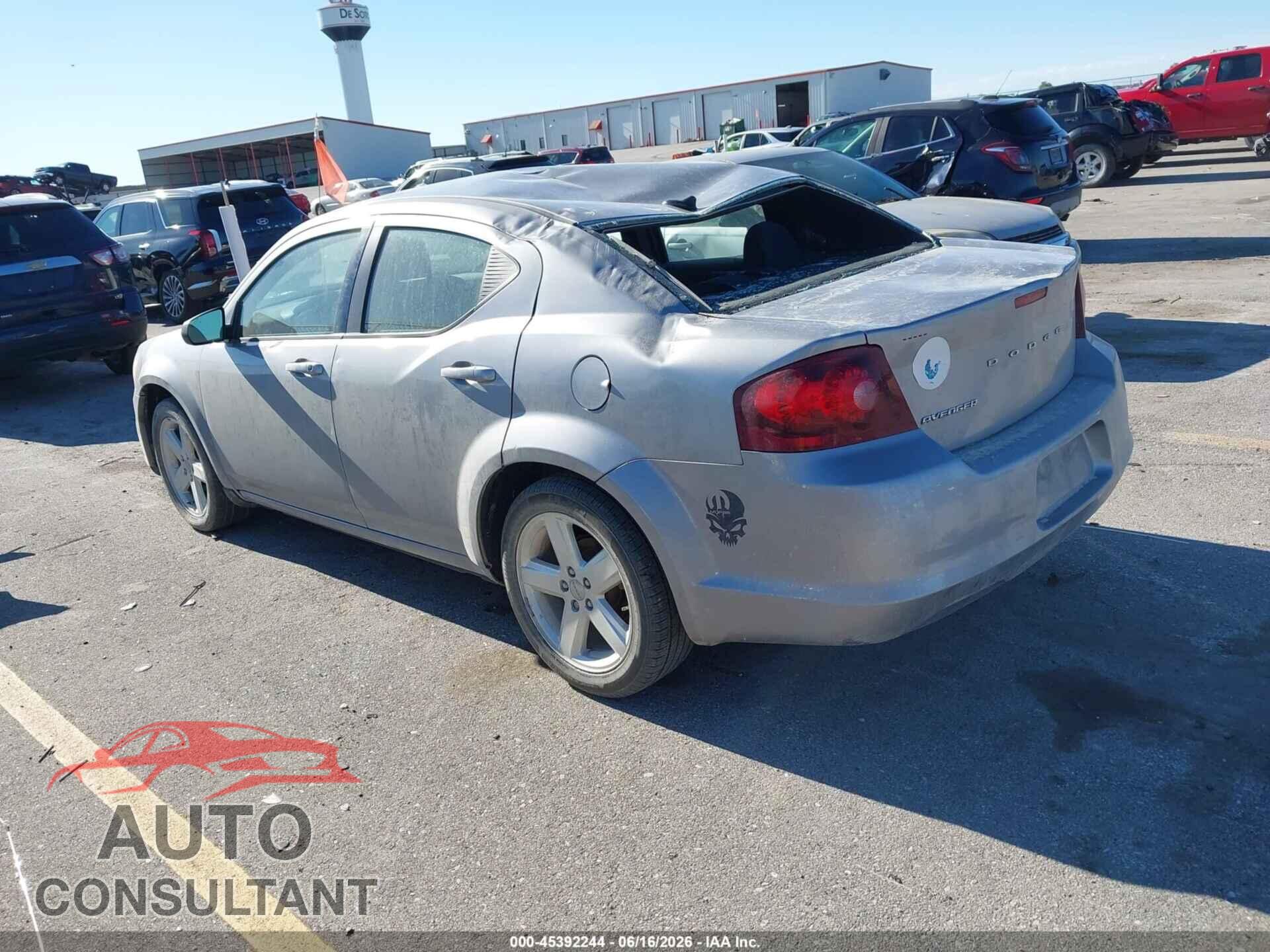 DODGE AVENGER 2013 - 1C3CDZAB3DN644921