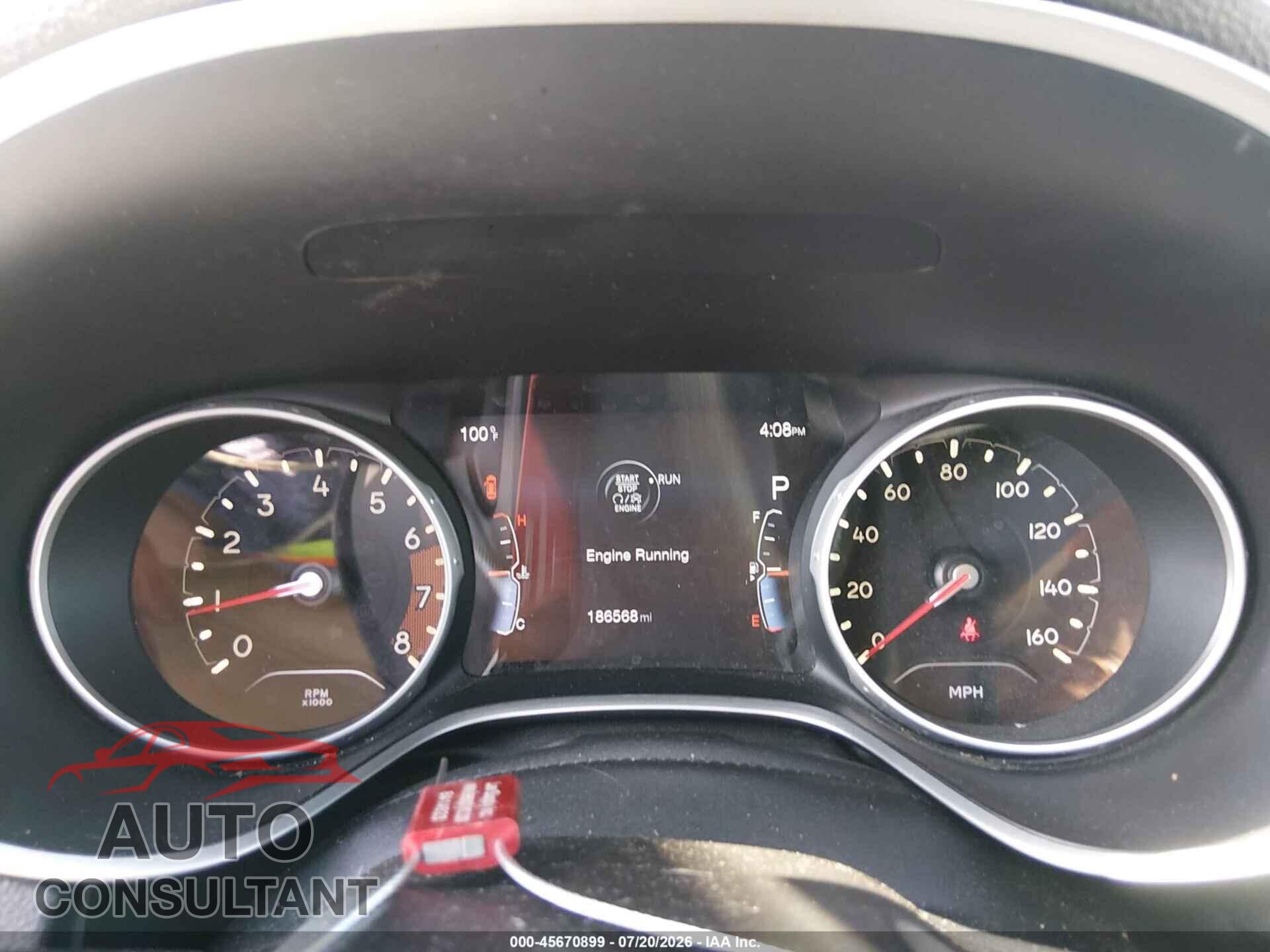 JEEP COMPASS 2017 - 3C4NJDBB8HT692452