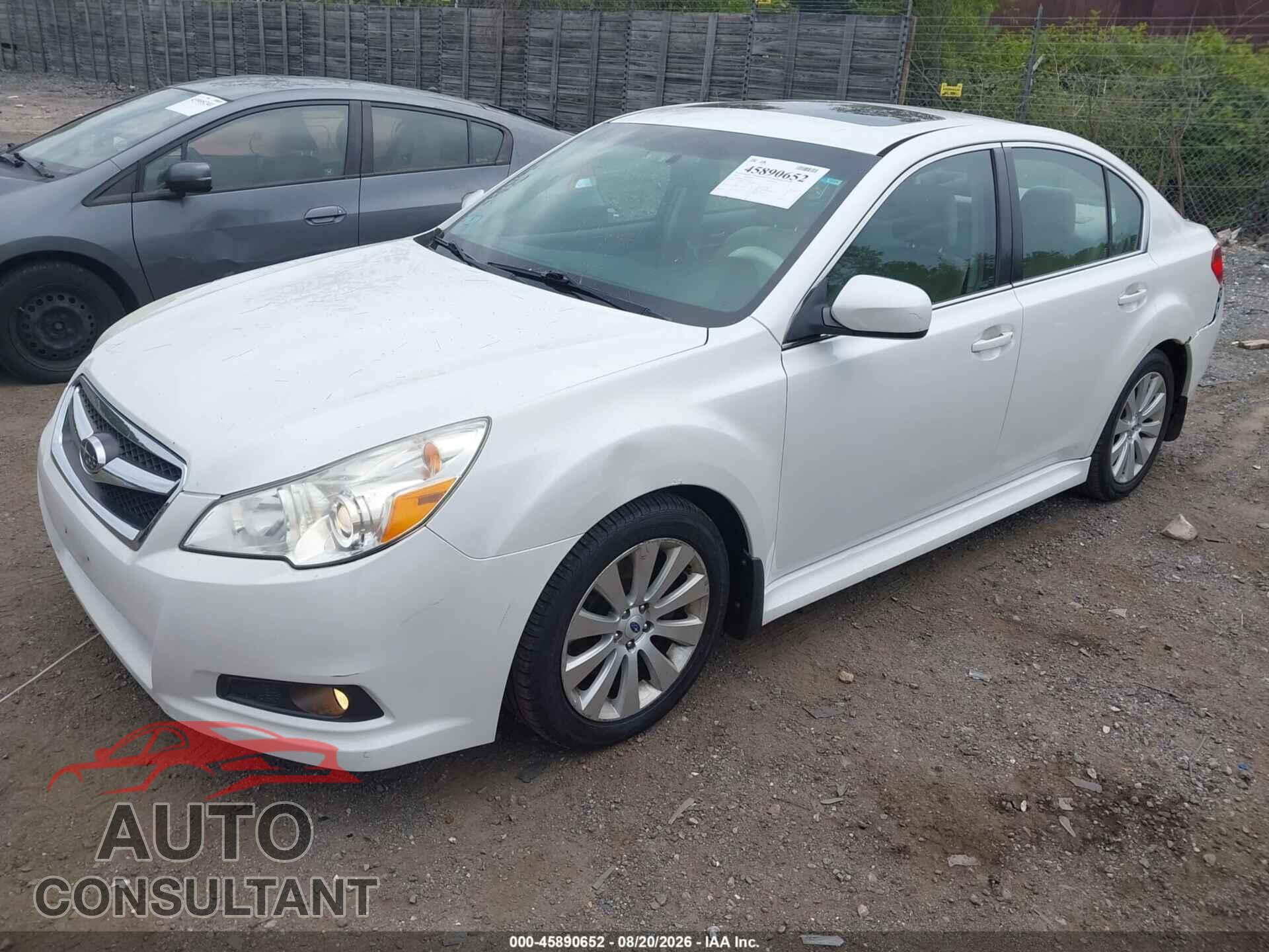 SUBARU LEGACY 2012 - 4S3BMDL62C2021929