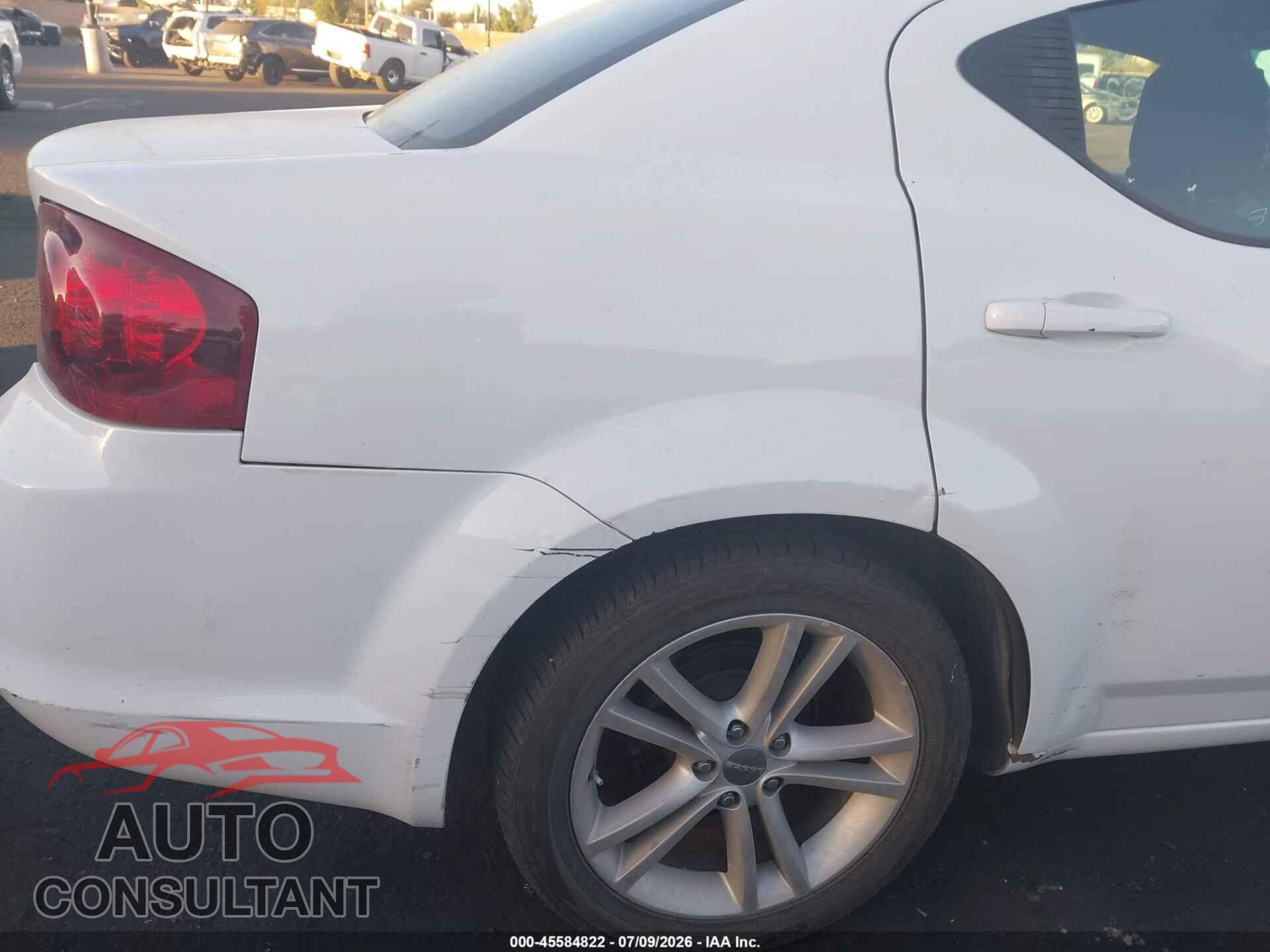 DODGE AVENGER 2013 - 1C3CDZAB0DN729733