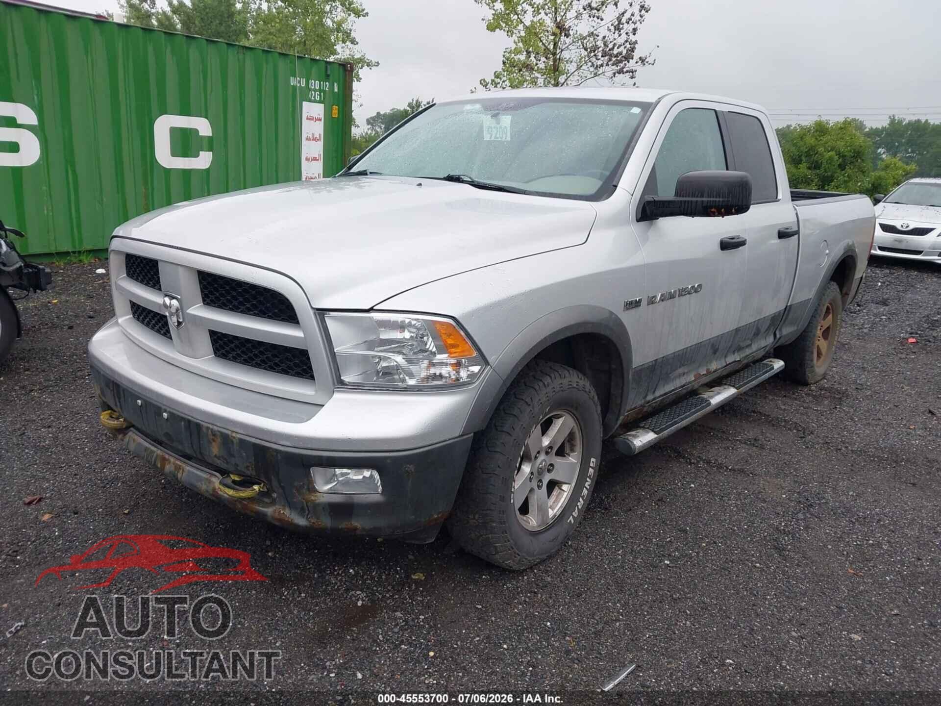 DODGE RAM 1500 2012 - 1C6RD7GT6CS151235