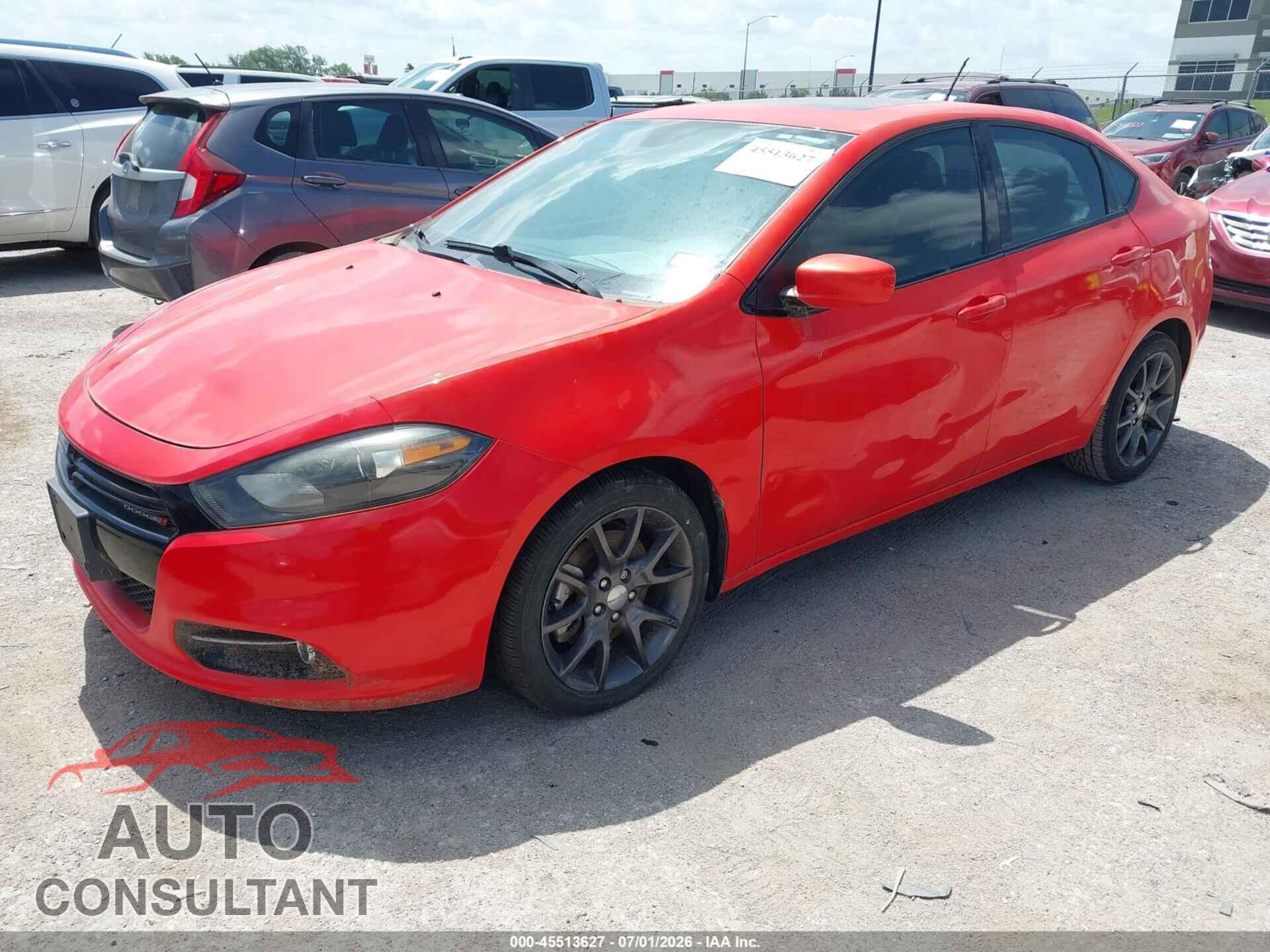 DODGE DART 2016 - 1C3CDFFA4GD822571