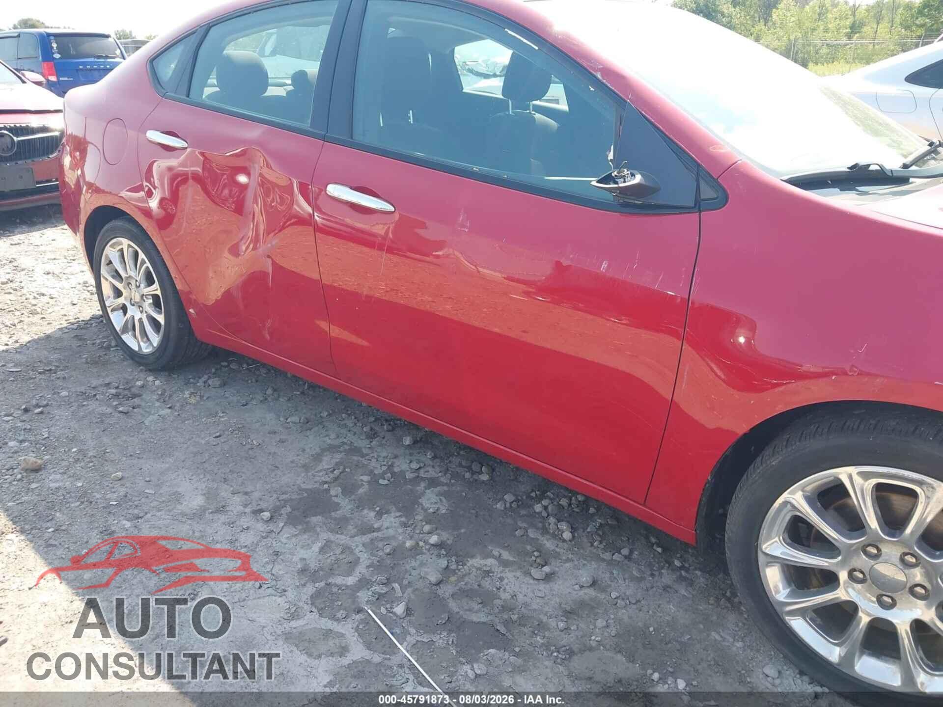 DODGE DART 2016 - 1C3CDFFA2GD821886