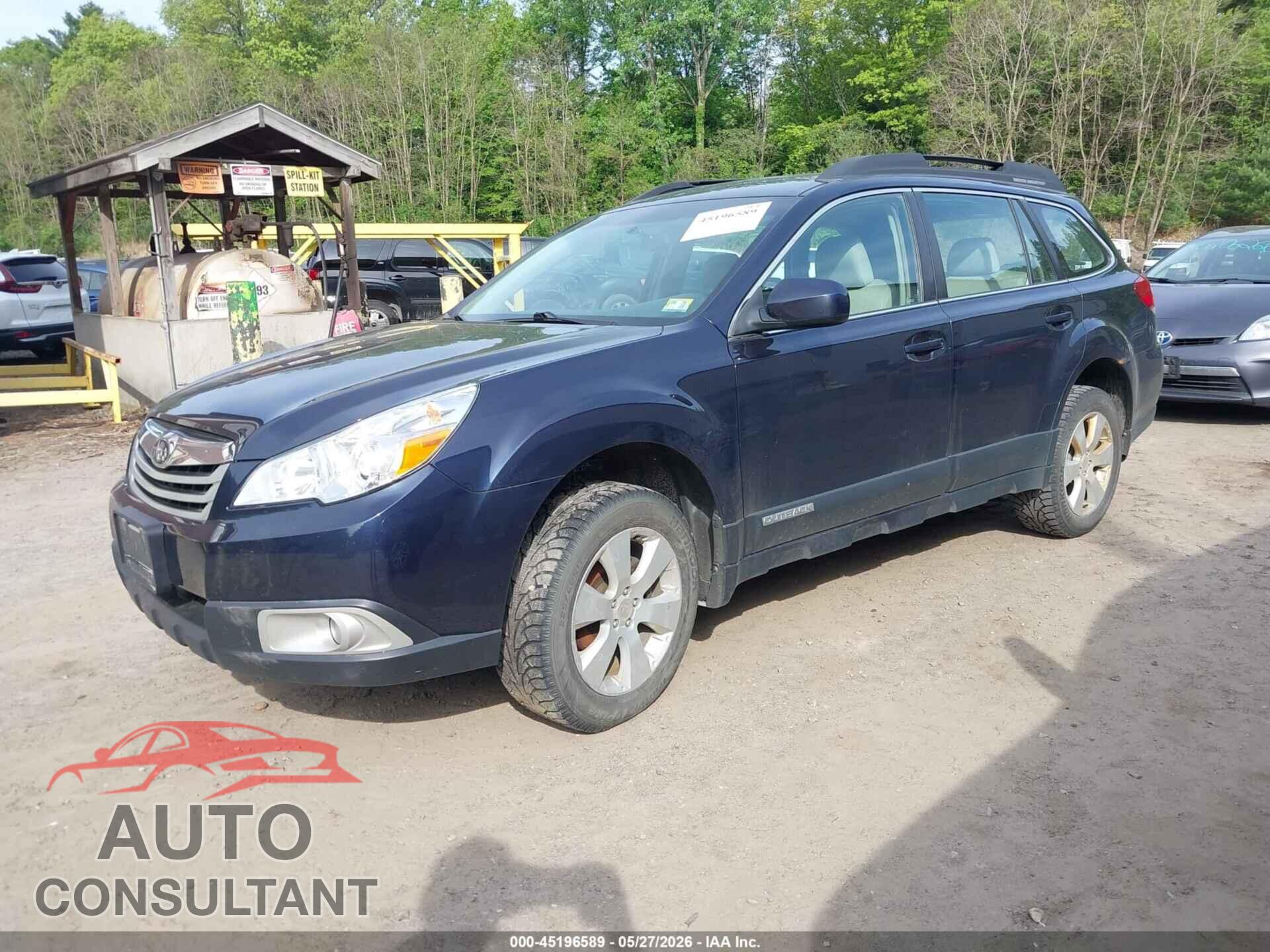 SUBARU OUTBACK 2012 - 4S4BRBAC9C3282575