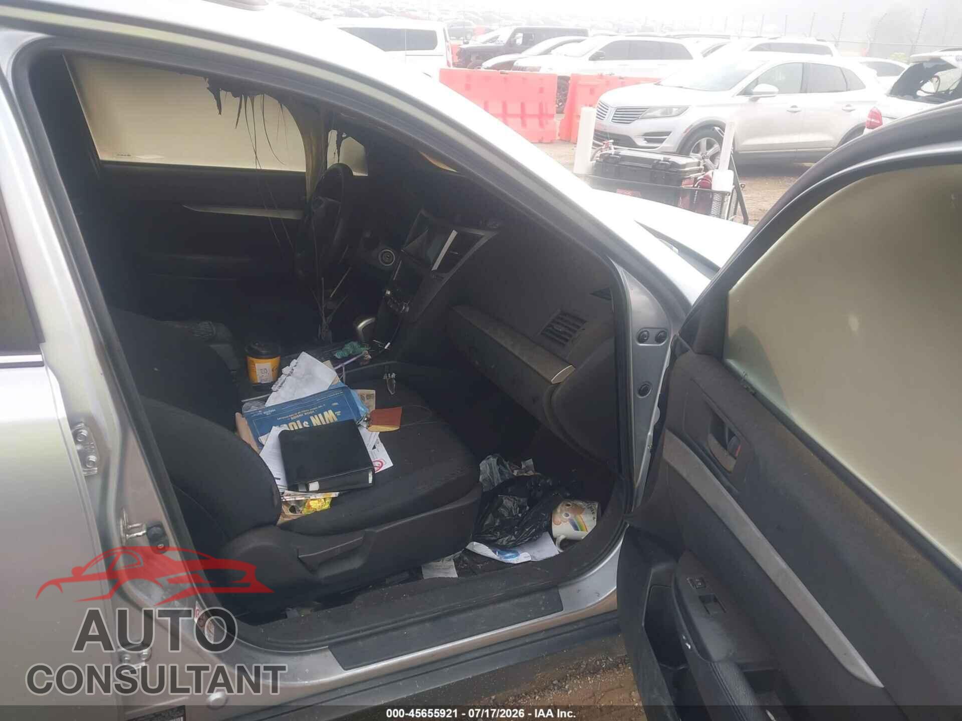 SUBARU OUTBACK 2012 - 4S4BRBAC2C3203909