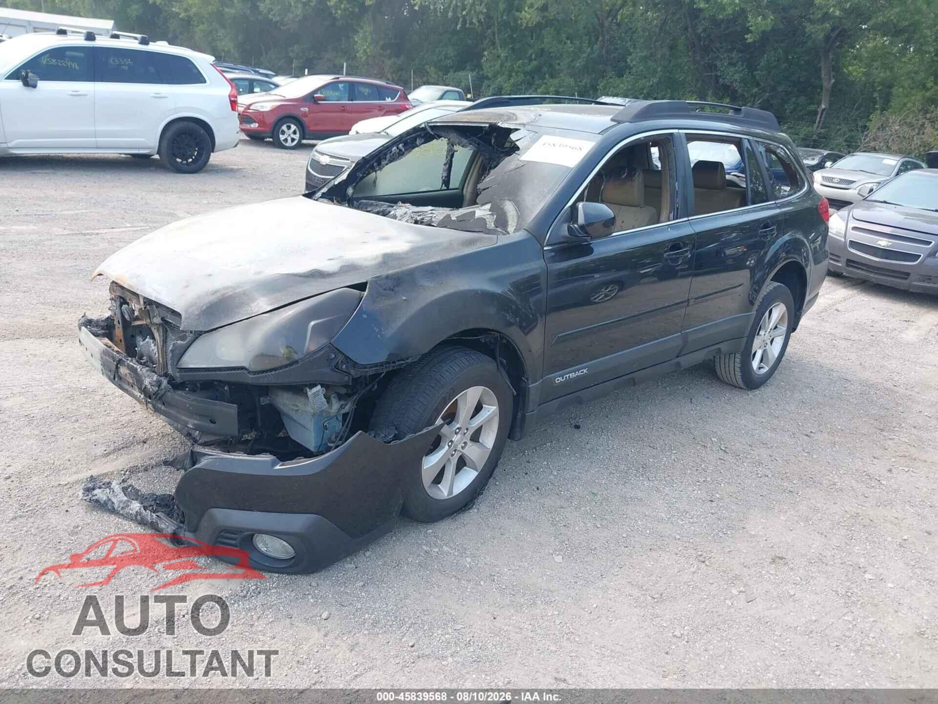 SUBARU OUTBACK 2013 - 4S4BRCLC8D3255050