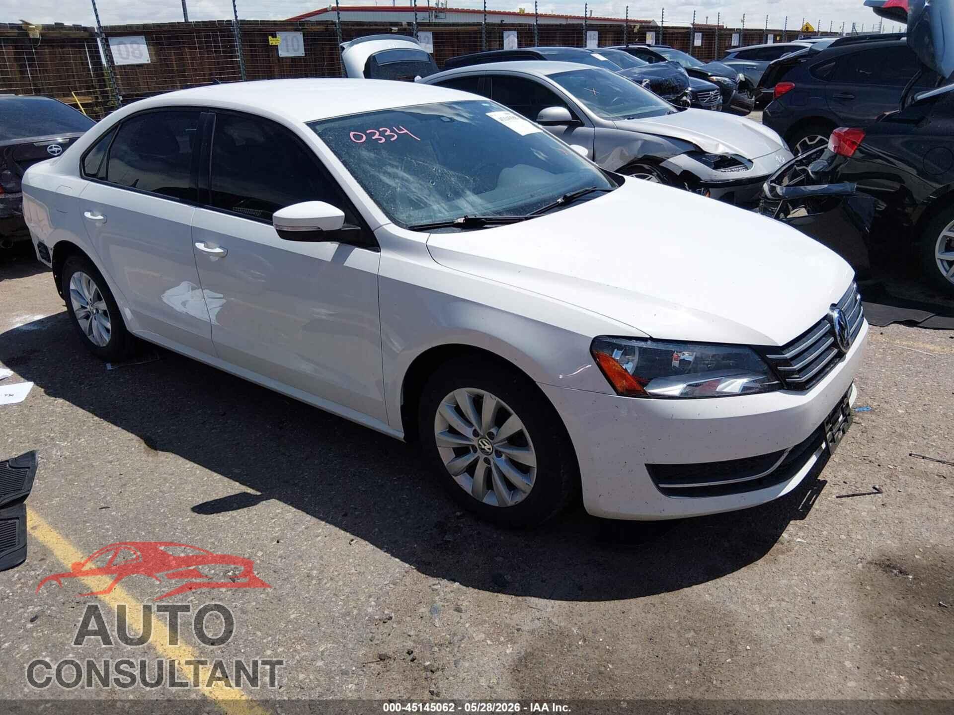VOLKSWAGEN PASSAT 2014 - 1VWAT7A3XEC120971