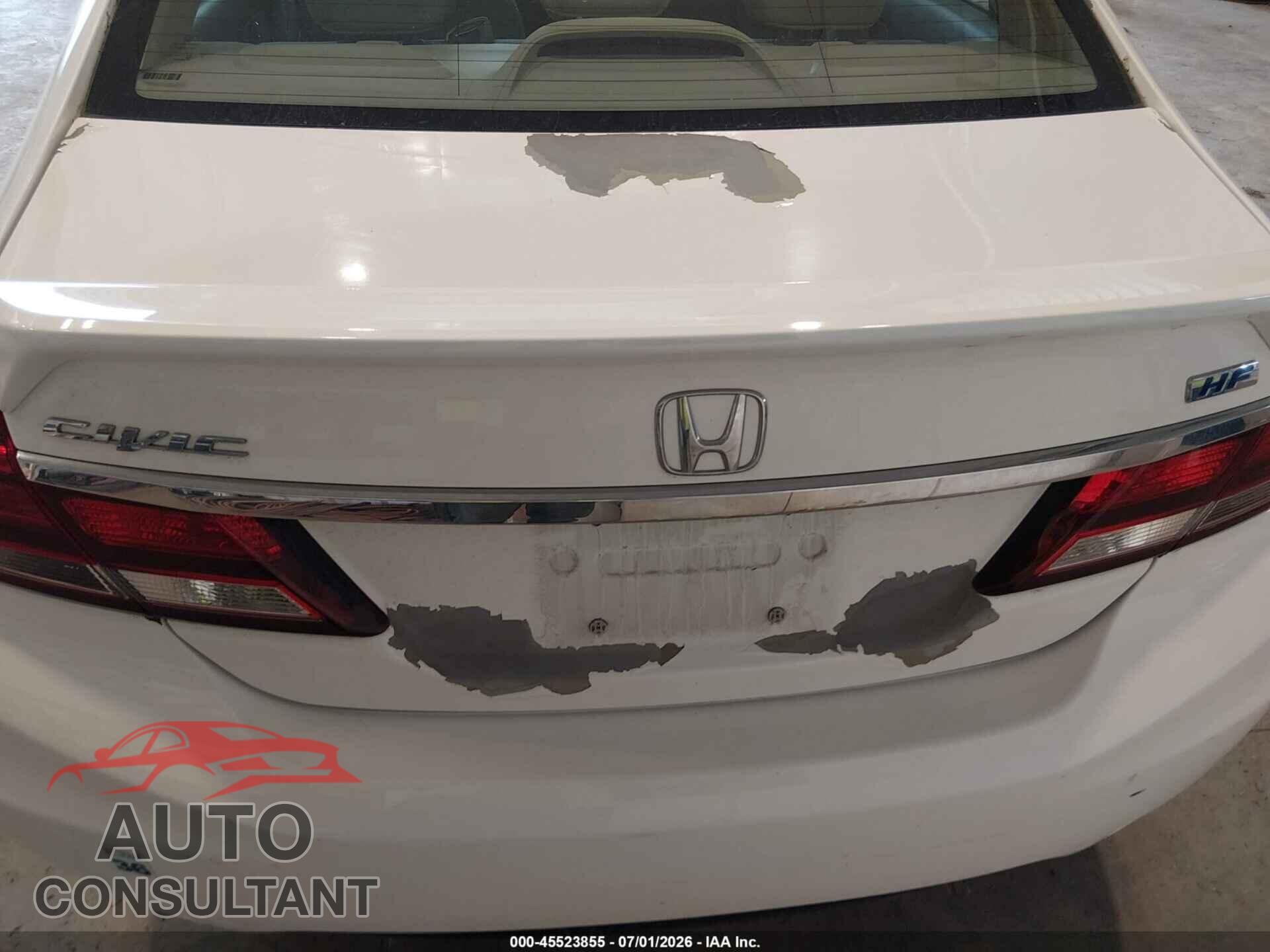 HONDA CIVIC 2014 - 2HGFB2F65EH554165