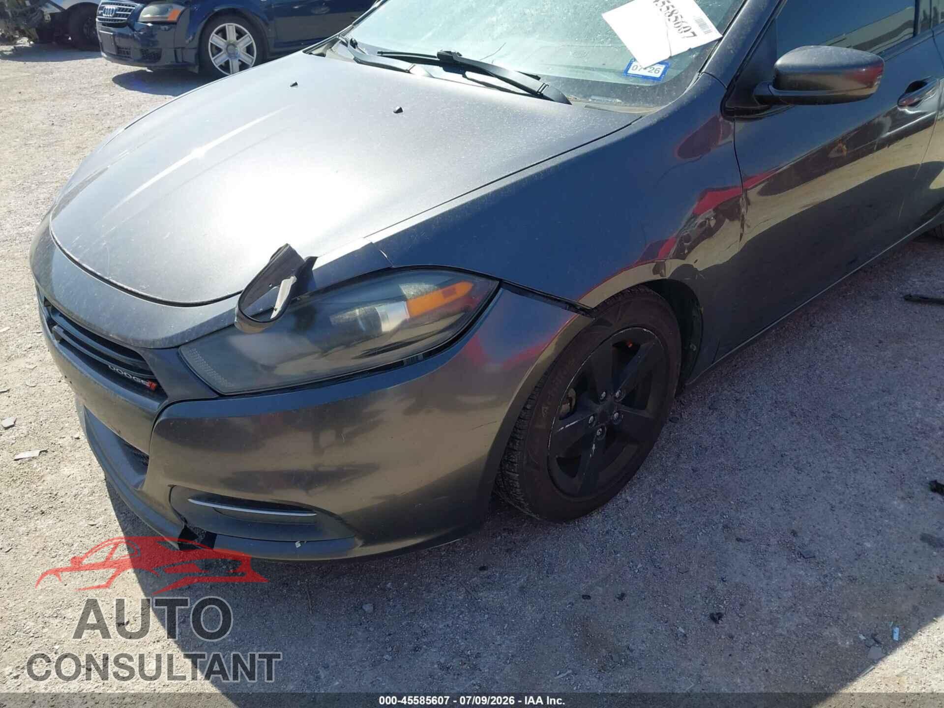 DODGE DART 2015 - 1C3CDFBB6FD140403