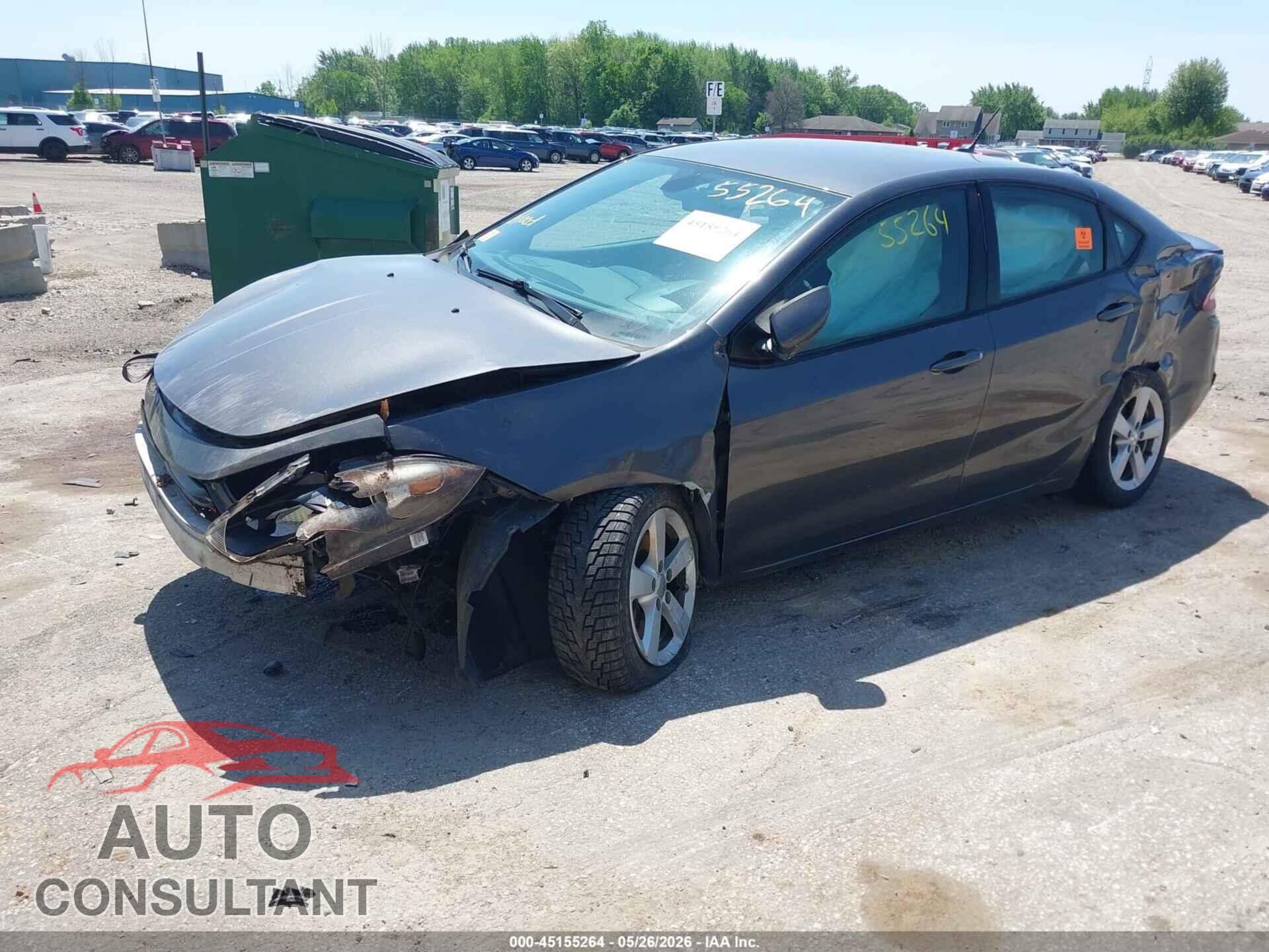 DODGE DART 2015 - 1C3CDFBB2FD315262
