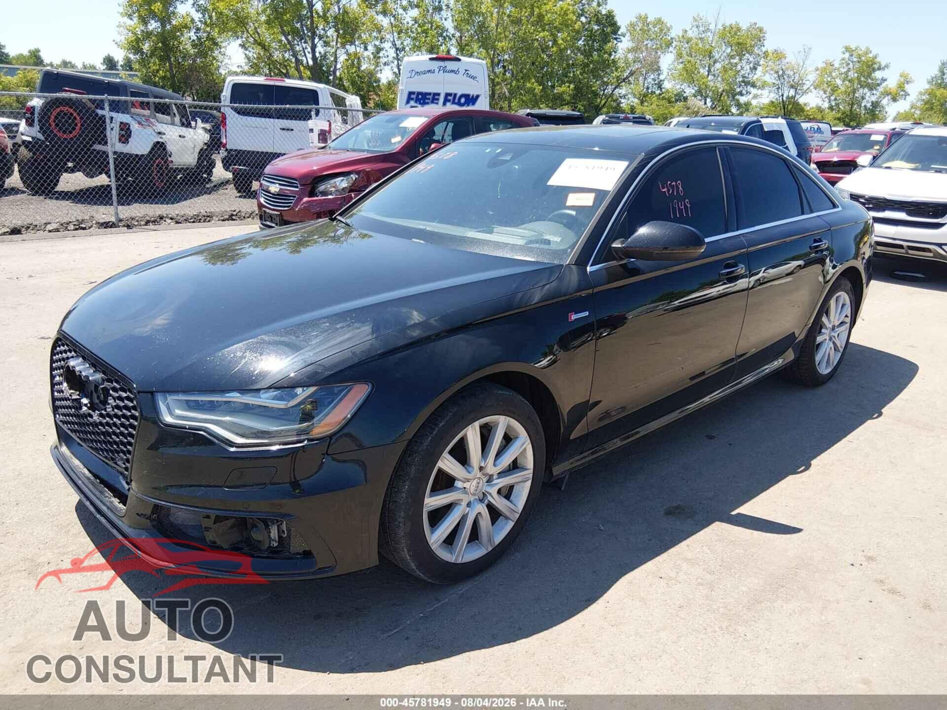 AUDI A6 2013 - WAUJGAFC3DN118217