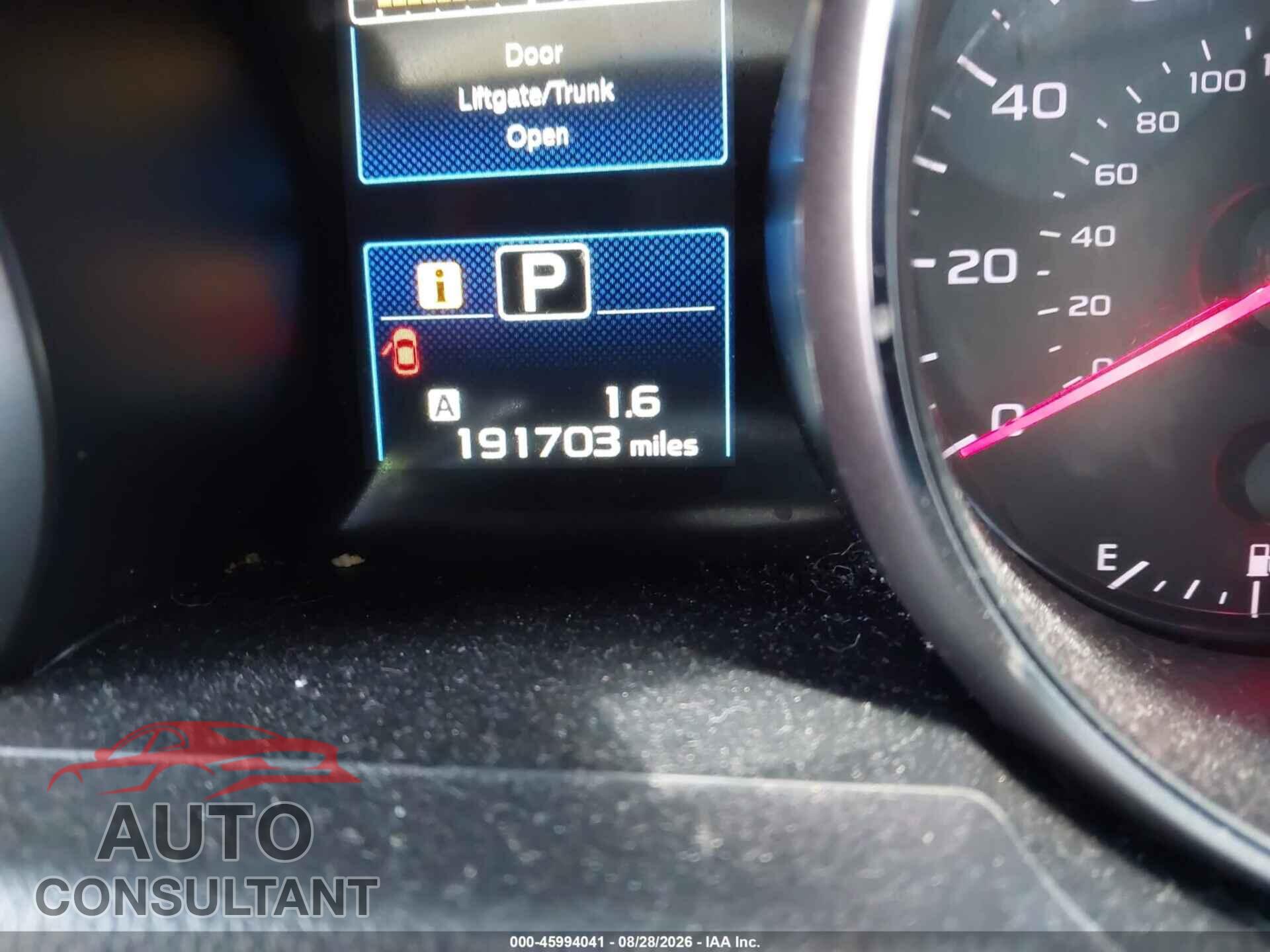 SUBARU OUTBACK 2015 - 4S4BSAAC2F3218204