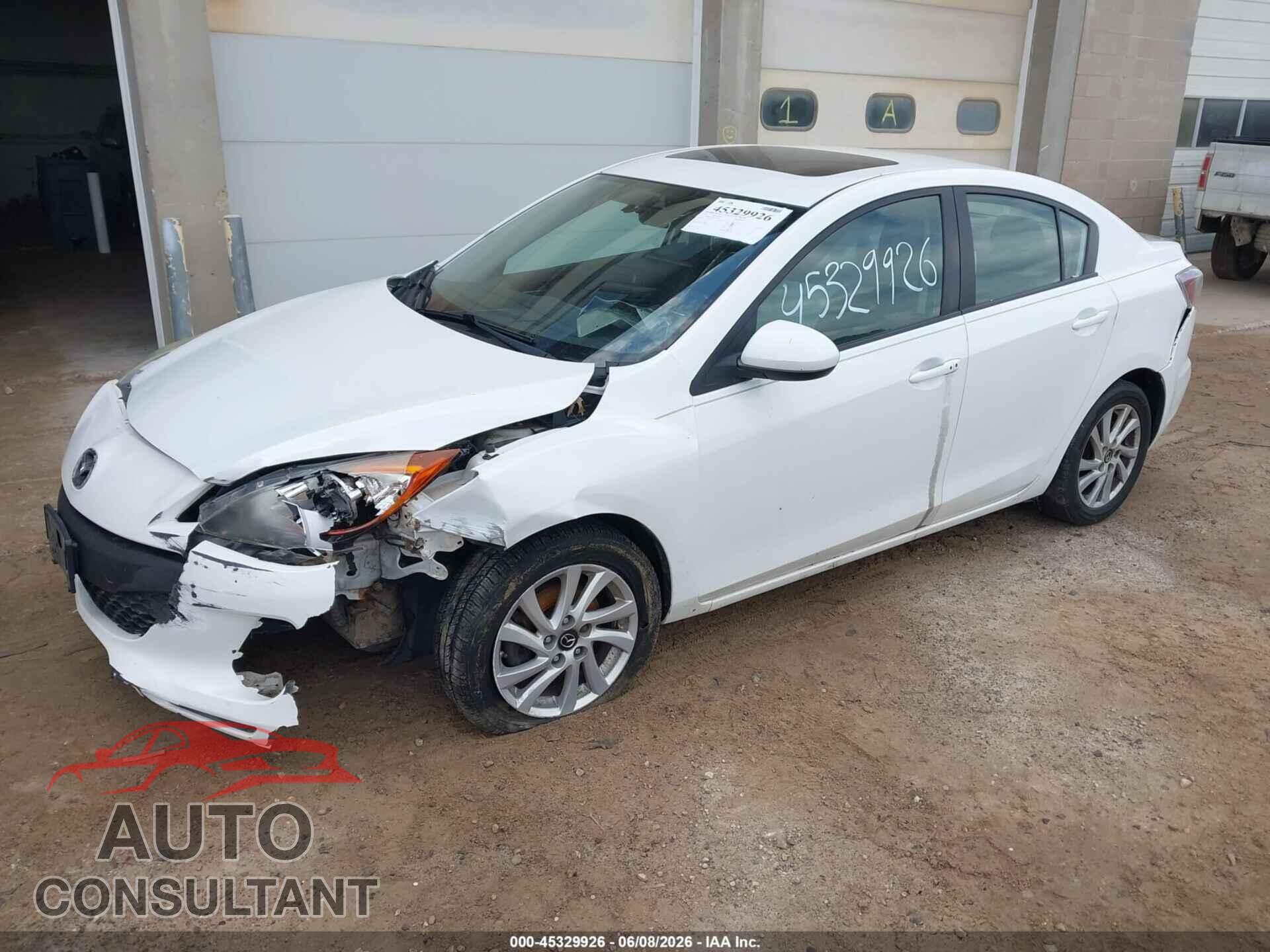 MAZDA MAZDA3 2013 - JM1BL1V79D1743204