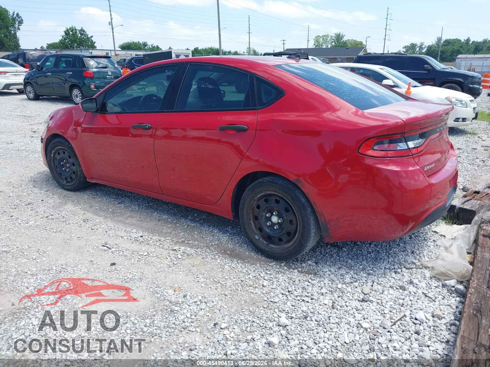 DODGE DART 2013 - 1C3CDFAA9DD178195