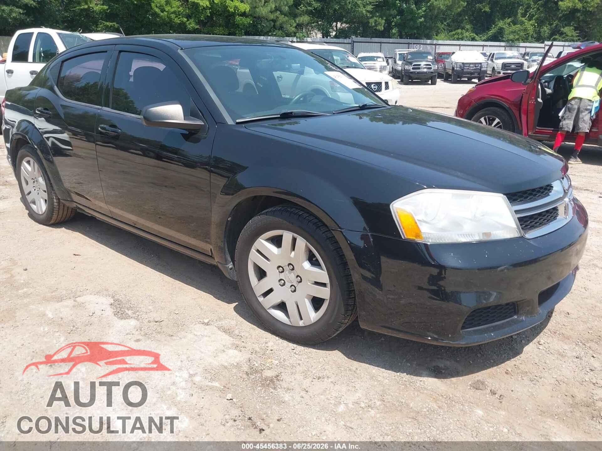 DODGE AVENGER 2013 - 1C3CDZAB2DN637670