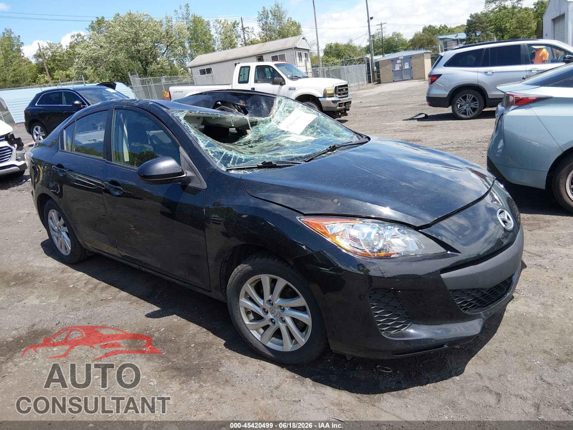 MAZDA MAZDA3 2012 - JM1BL1V87C1699145