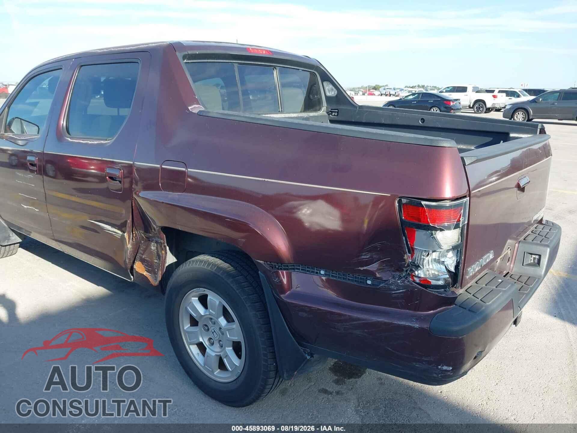 HONDA RIDGELINE 2013 - 5FPYK1F47DB002162