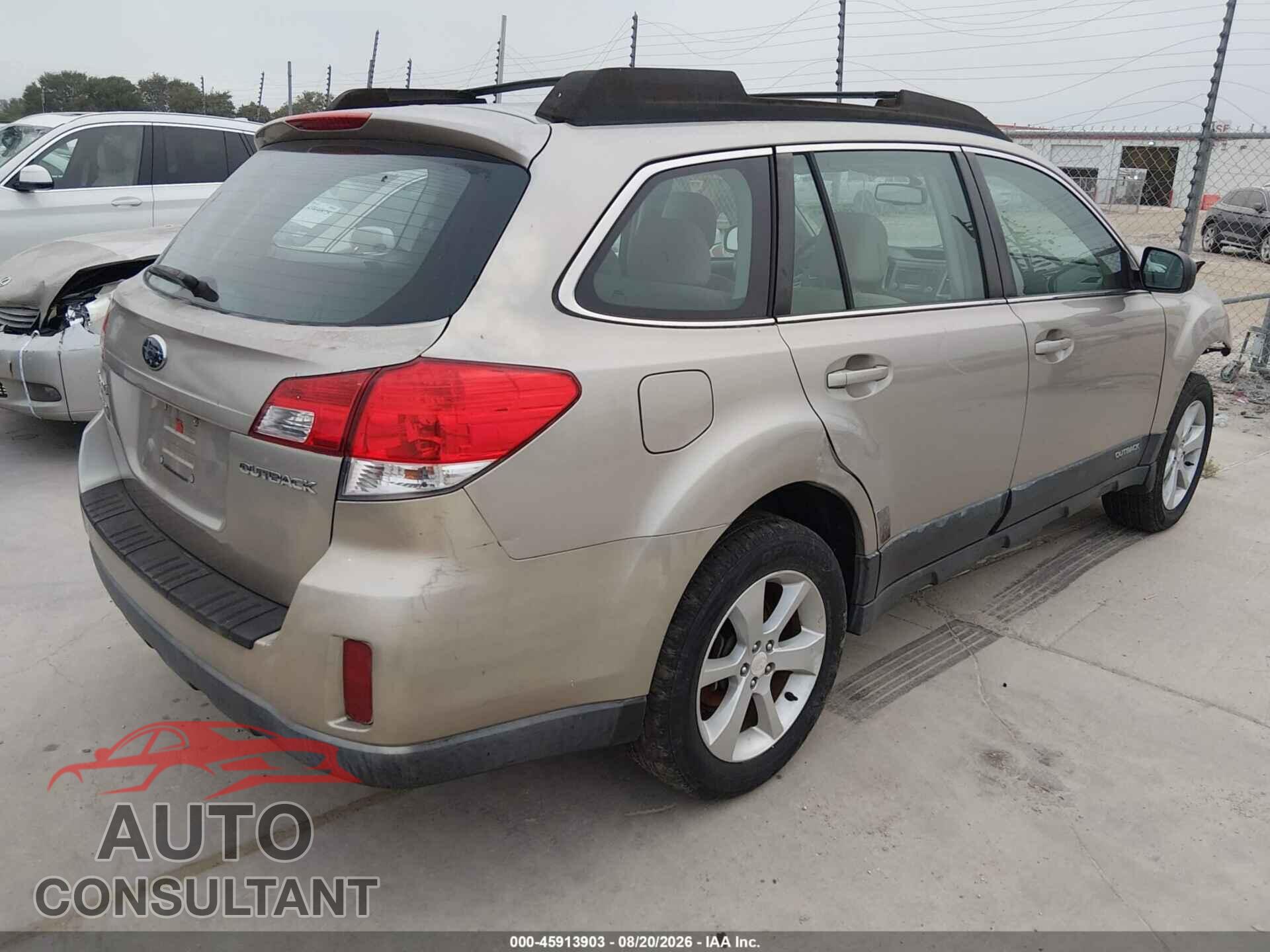 SUBARU OUTBACK 2014 - 4S4BRCAC4E3247743