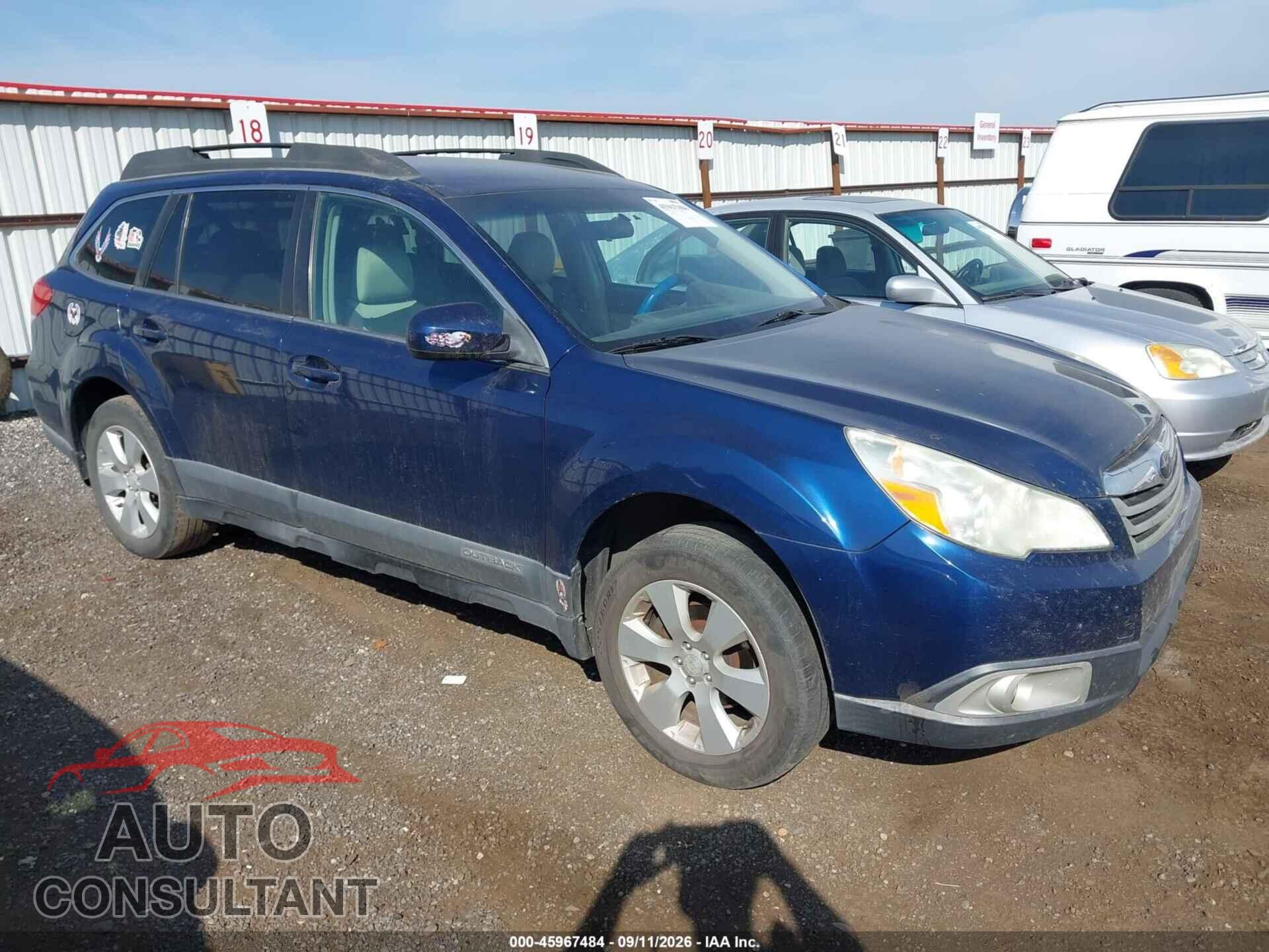SUBARU OUTBACK 2011 - 4S4BRBCC2B3310986