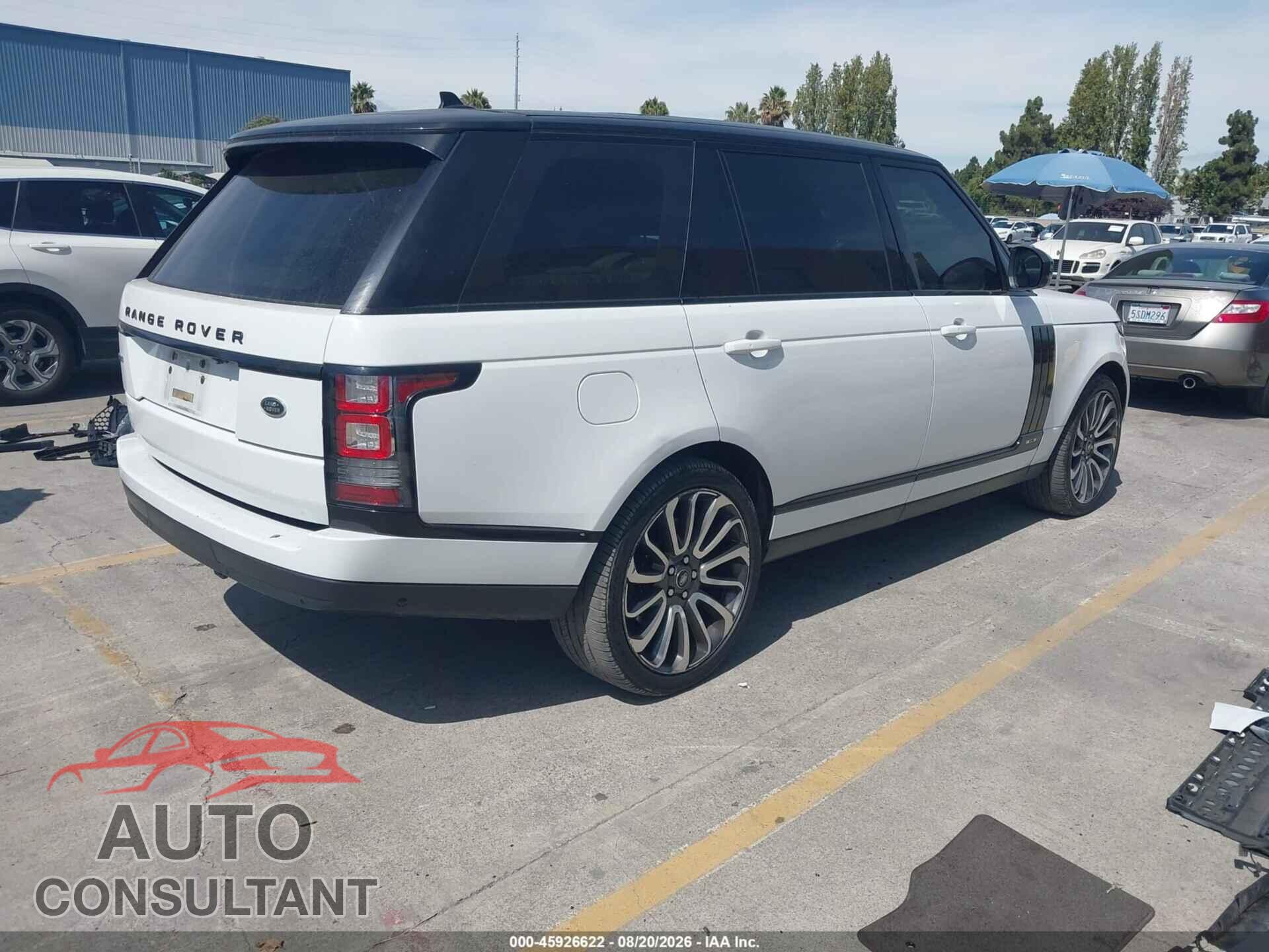 LAND ROVER RANGE ROVER 2016 - SALGS3EF0GA299722