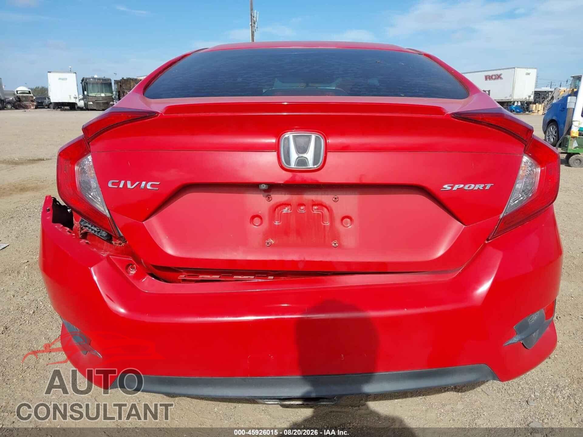 HONDA CIVIC 2019 - 2HGFC2F80KH524260