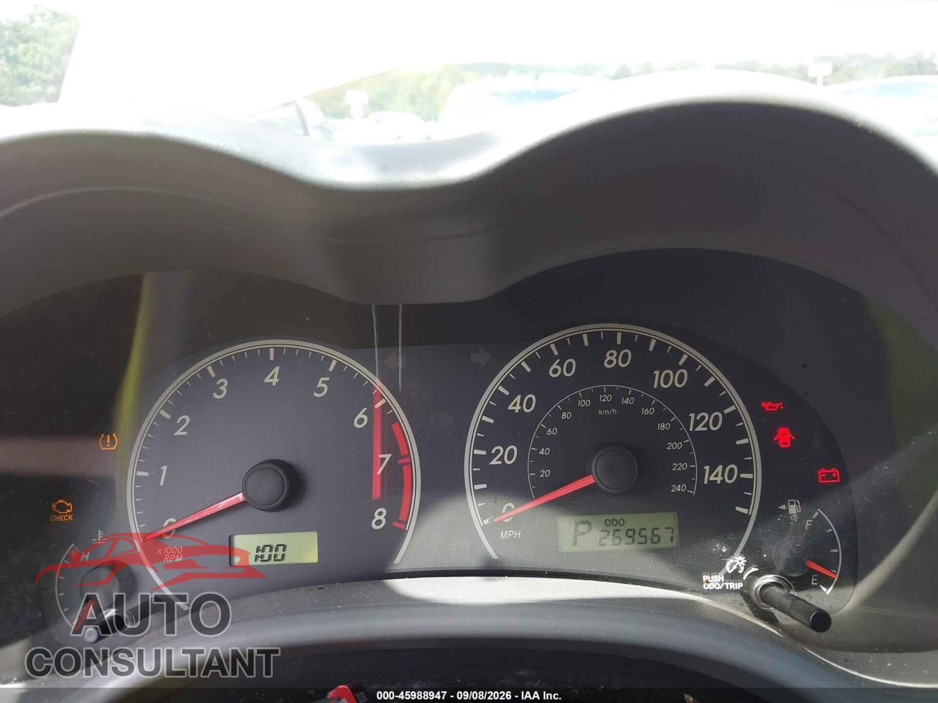 TOYOTA COROLLA 2009 - JTDBL40E599028100