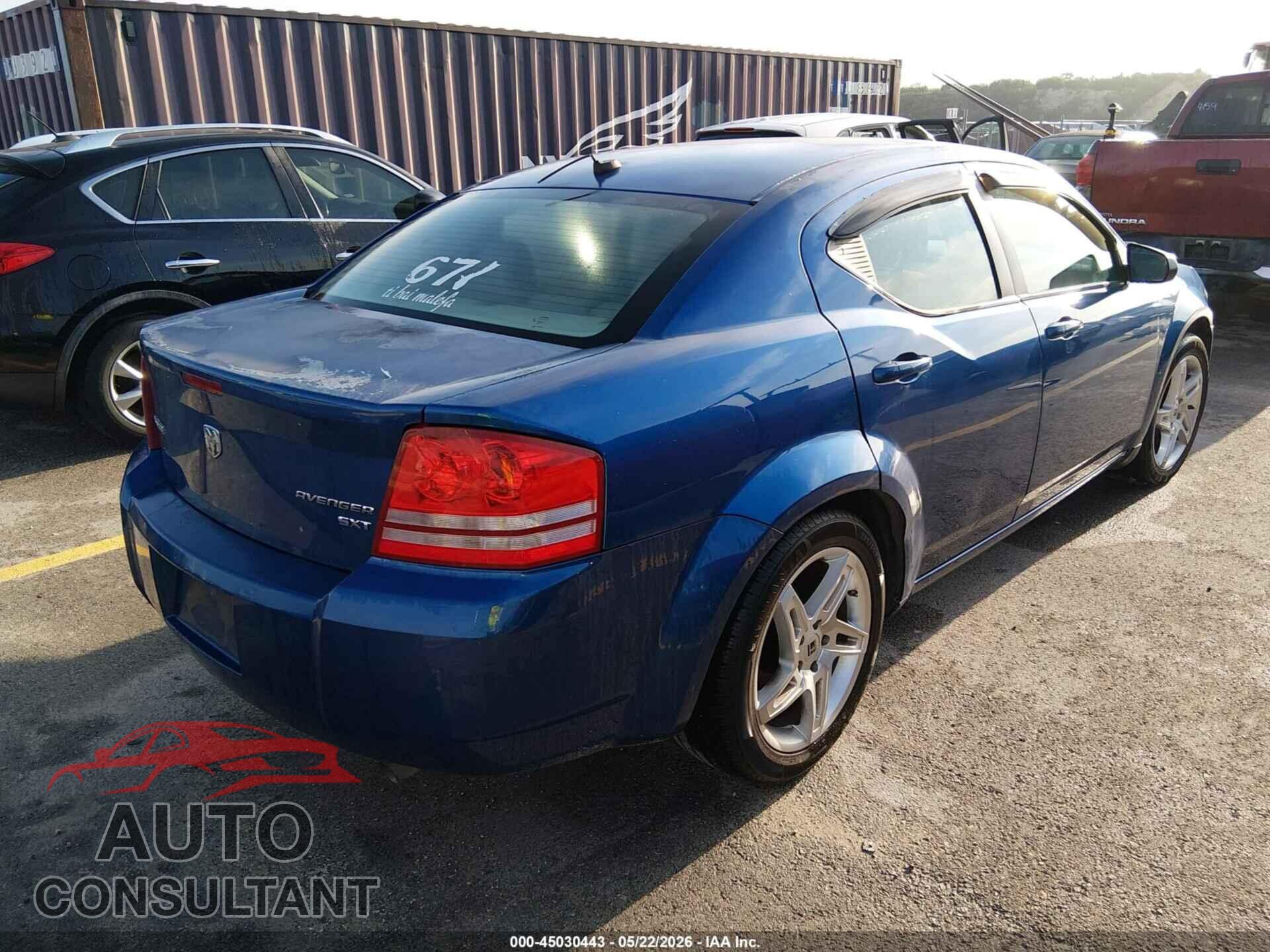 DODGE AVENGER 2010 - 1B3CC4FB3AN149481
